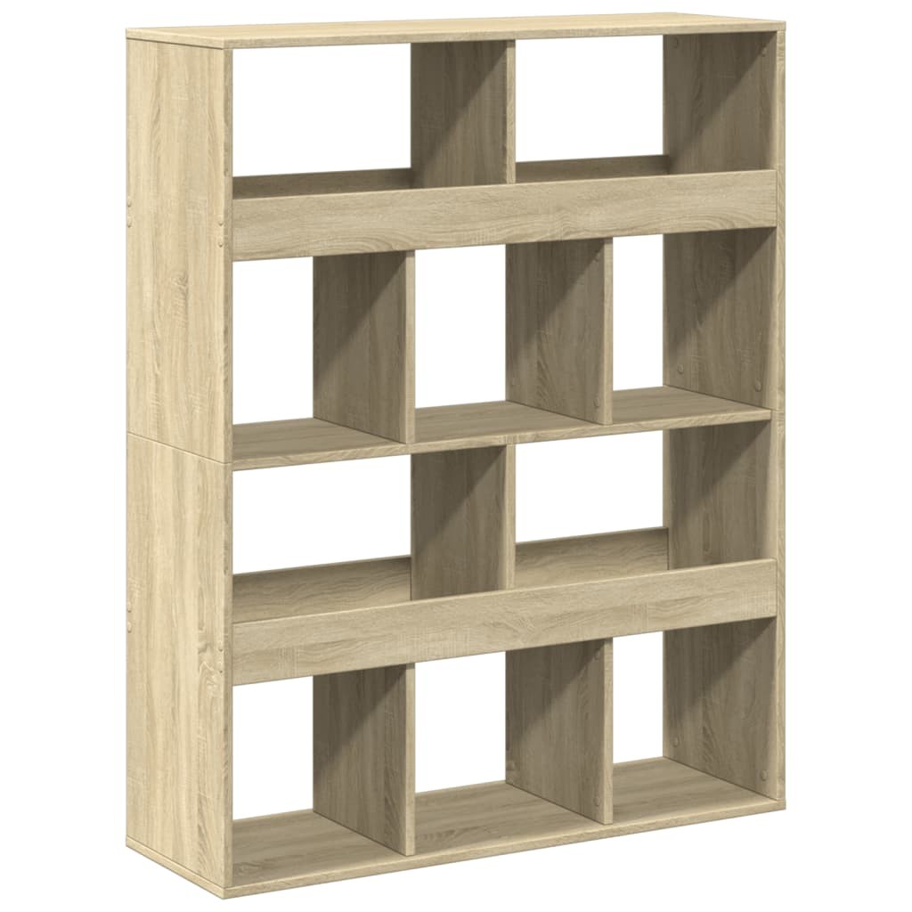 Room Divider Privacy Screen Partition Sonoma Oak Engineered Wood vidaXL