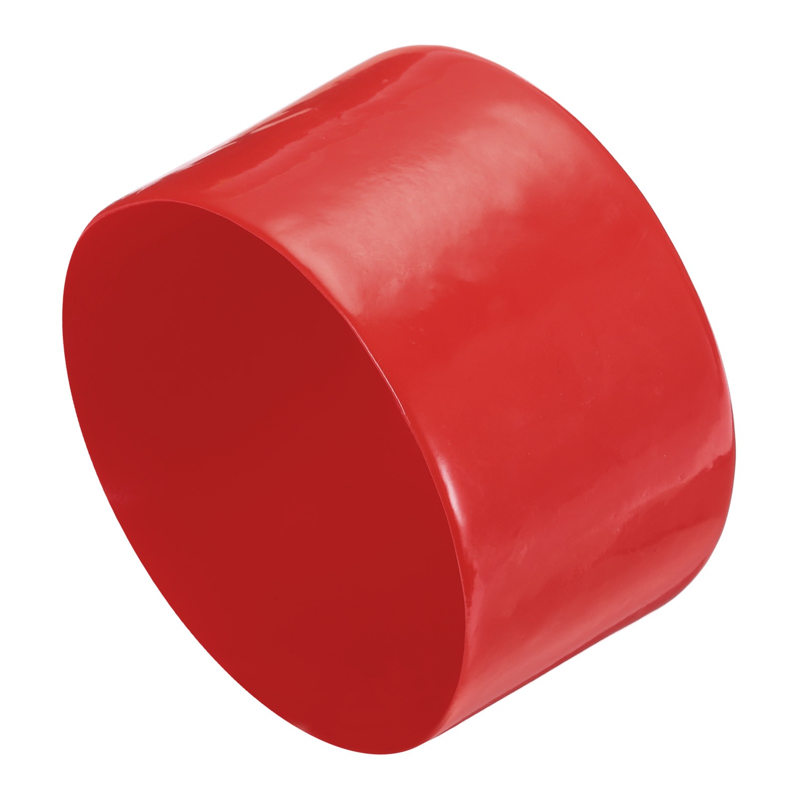 4pcs 100mm Round Red Vinyl End Cap Screw Thread Protector Rubber Caps
