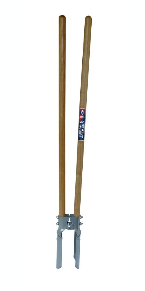 Spear & Jackson PHD-WH Landscaping & Fencing Post Hole Digger Wooden Handle, Bl