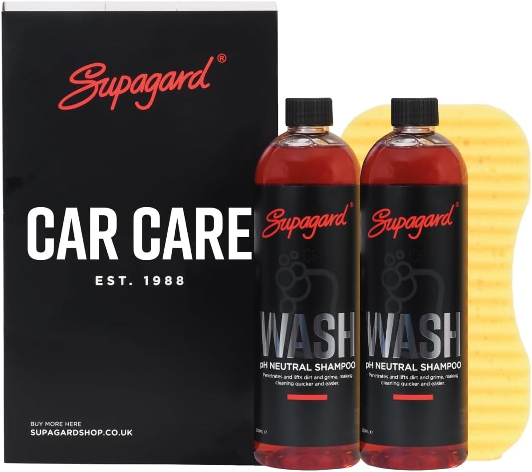 Supagard Premium pH Neutral Car Wash Shampoo Pack (2 x 500ml) – Highly Concen