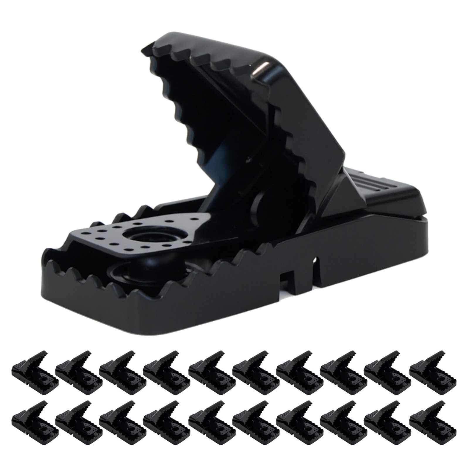 NEW! 20x Heavy Duty Reusable Instant Kill Plastic Mouse Snap Traps