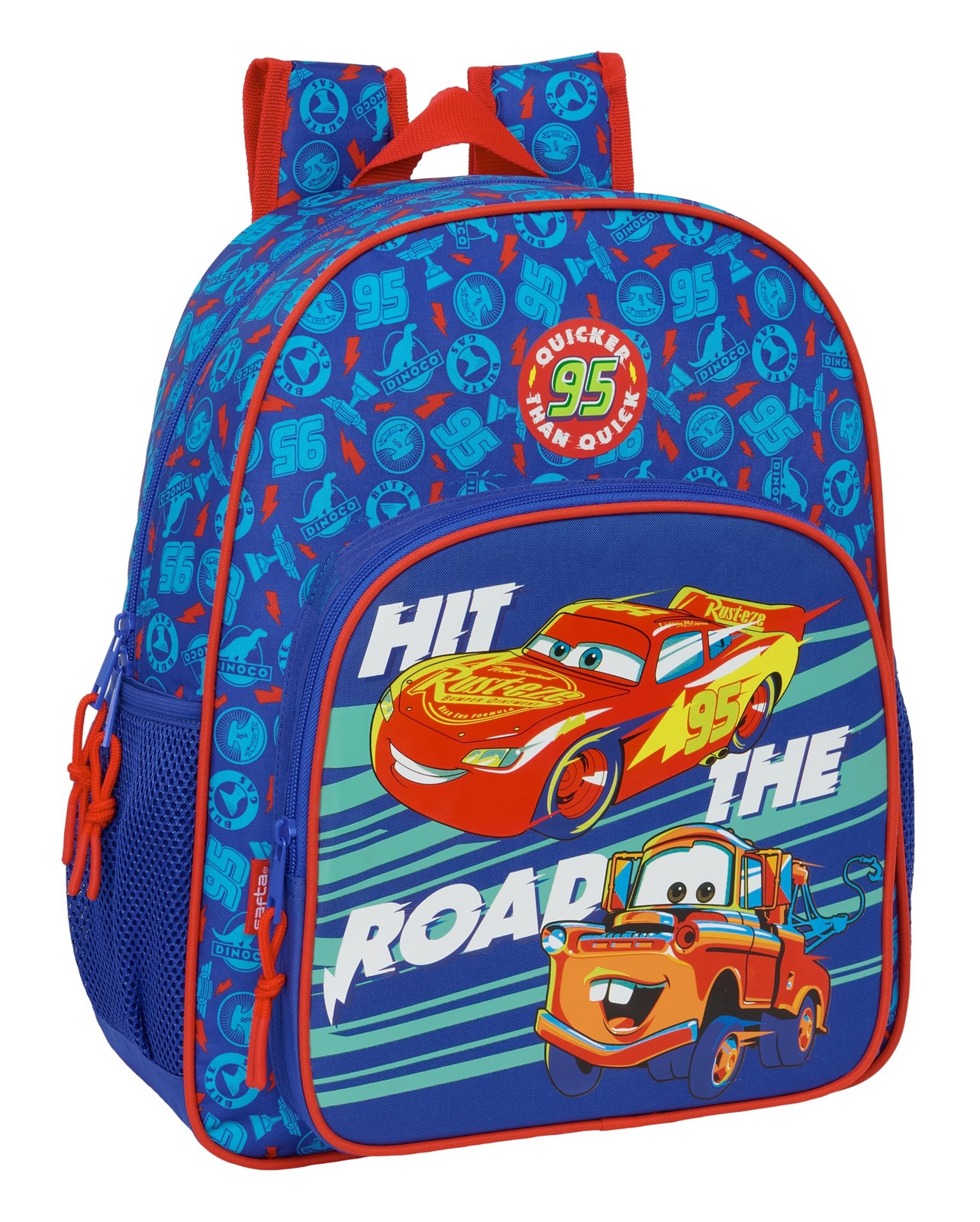 Cars Children's School Backpack, Adaptable to Pram, Ideal for School Children, C
