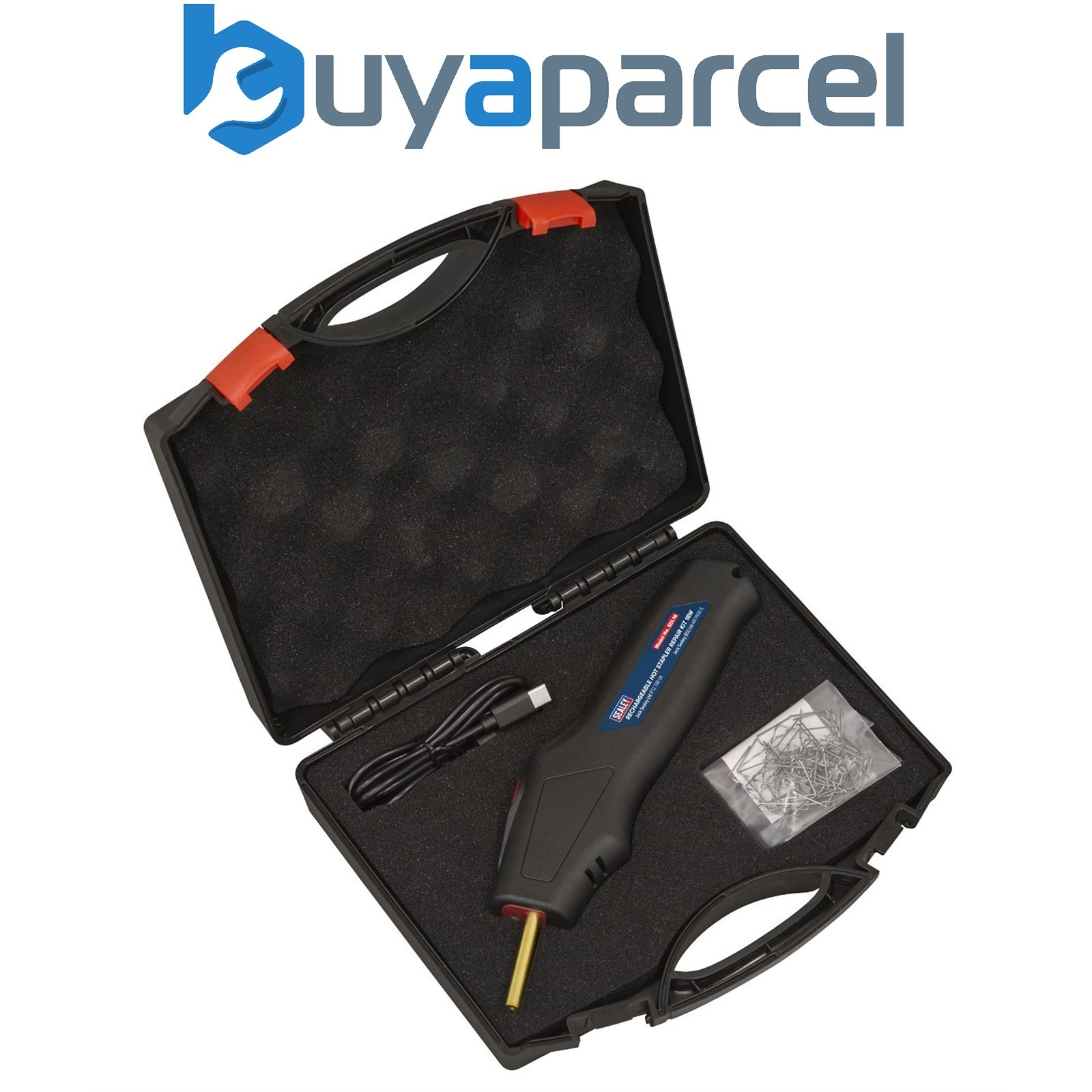 Sealey SDL16 Rechargeable Hot Stapler Repair Kit 18W