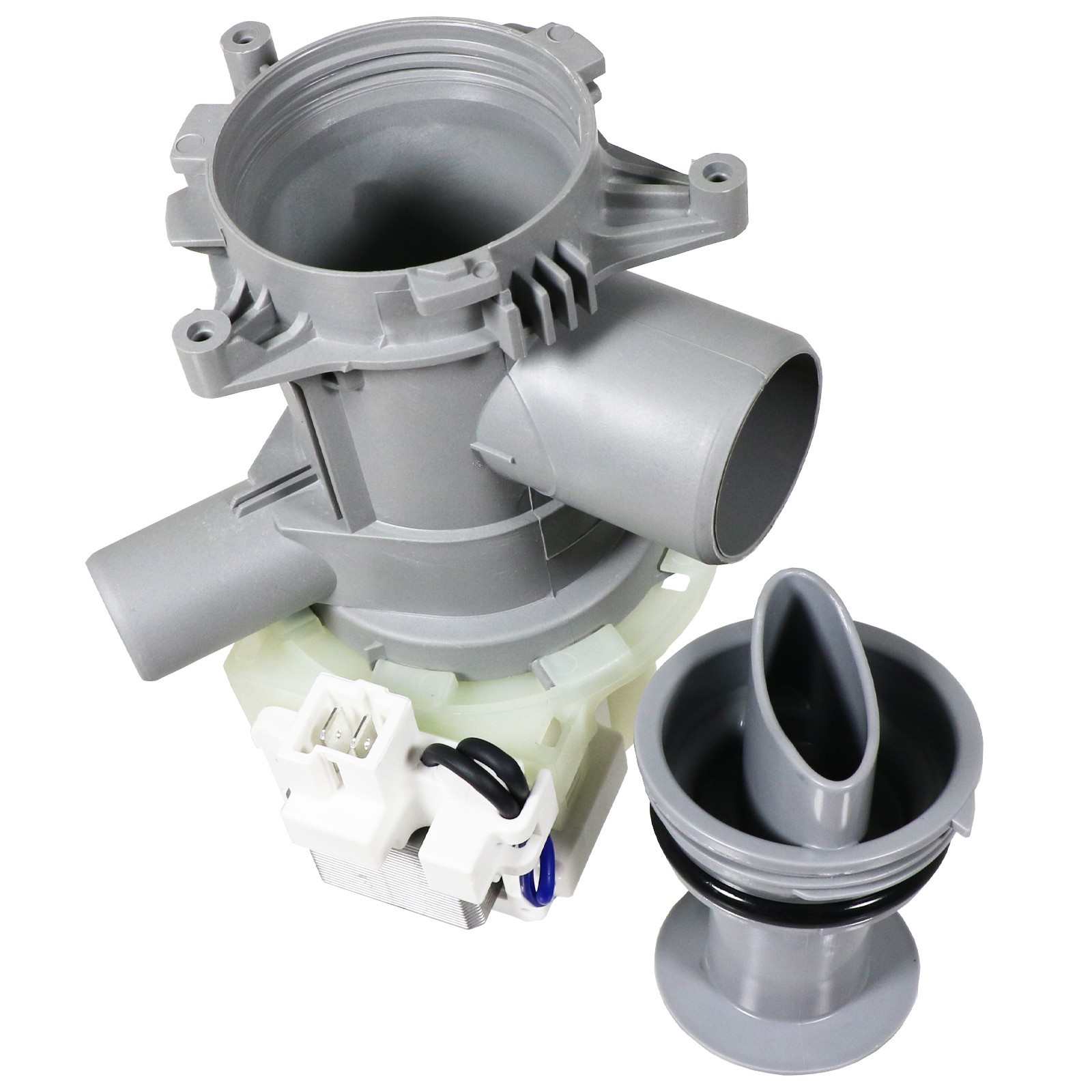 Washing Machine Drain Pump 25W & Filter for Beko 2480941500 WM5 WM6 WMD WMP WDX