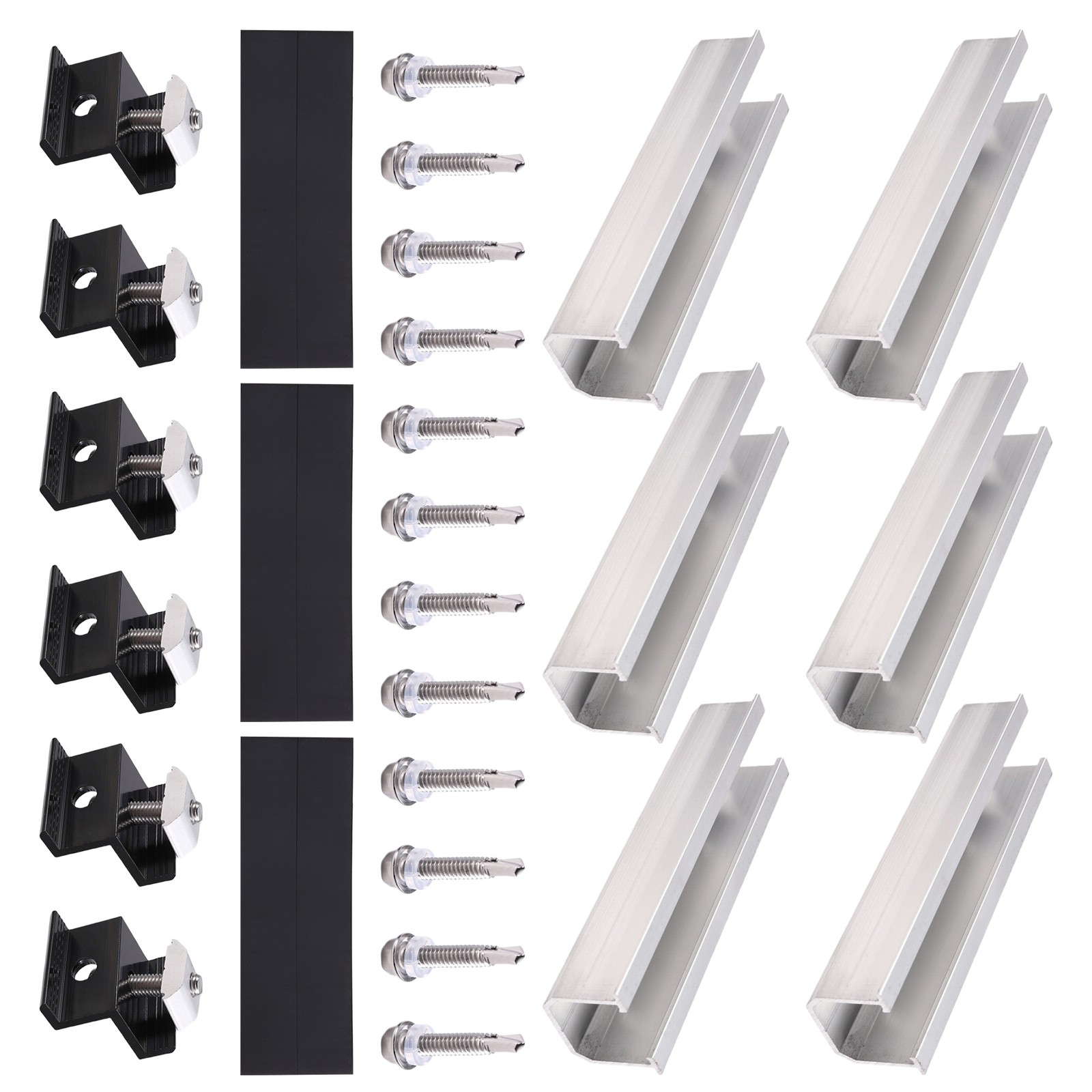 Solar Panel Mount Bracket Photovoltaic Panel Rail Solar Panel Rails Clamp F7L4