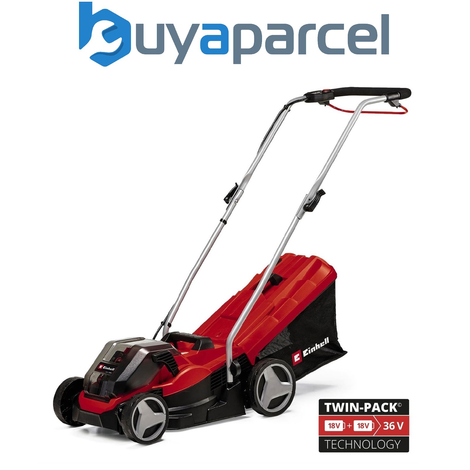 Einhell GE-CM 36/33 SOLO Cordless Twin 18v 36v Lawnmower 33cm Brushless PXC