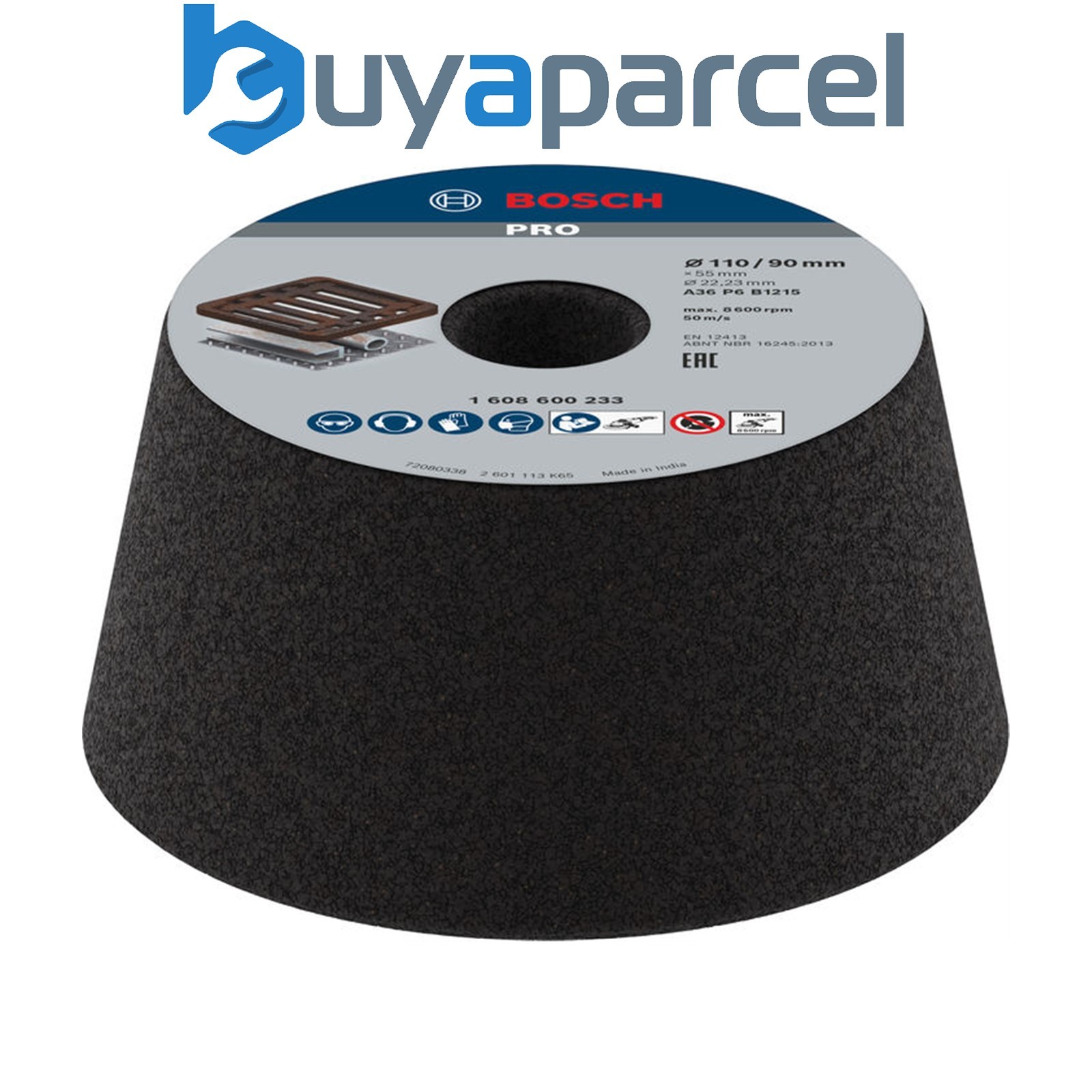 Bosch Grinding rings PRO Metal Conical Cup Wheel 90 x 110 x 55mm G36 1608600233