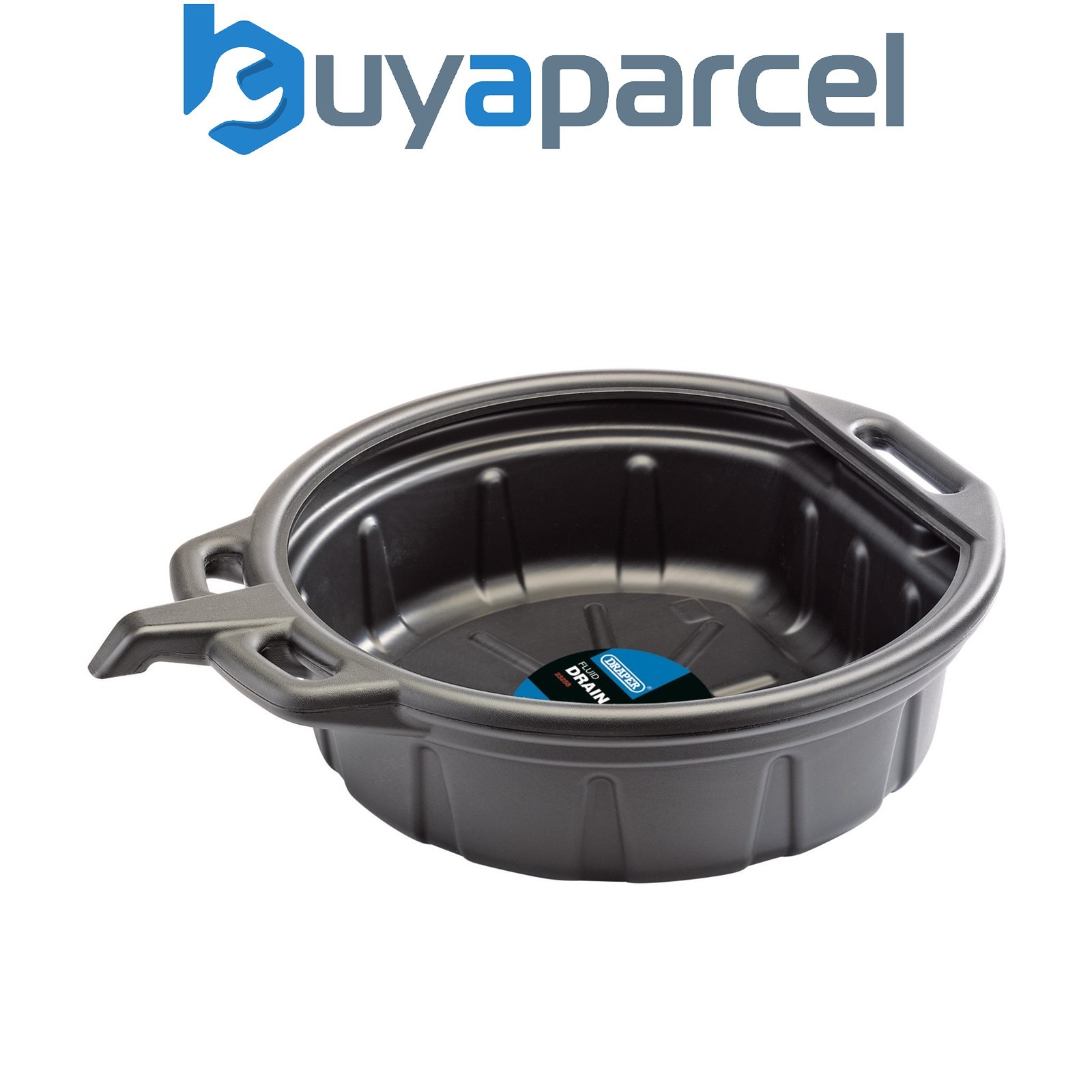 Draper 23258 Fluid Drain Pan, 16L, Black