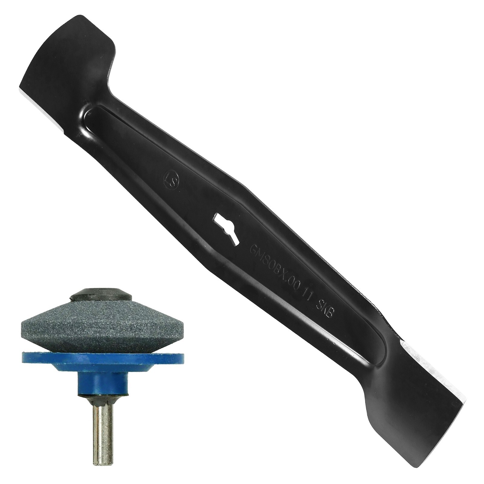 Blade for MACALLISTER MEB 1335K MLM MLMP 1300 Lawnmower 35cm + Drill Sharpener