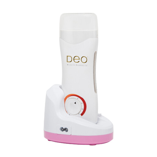 Roll On Hand Held Wax Roller Waxing Heater Warmer Pink 100g Leg Body Base White