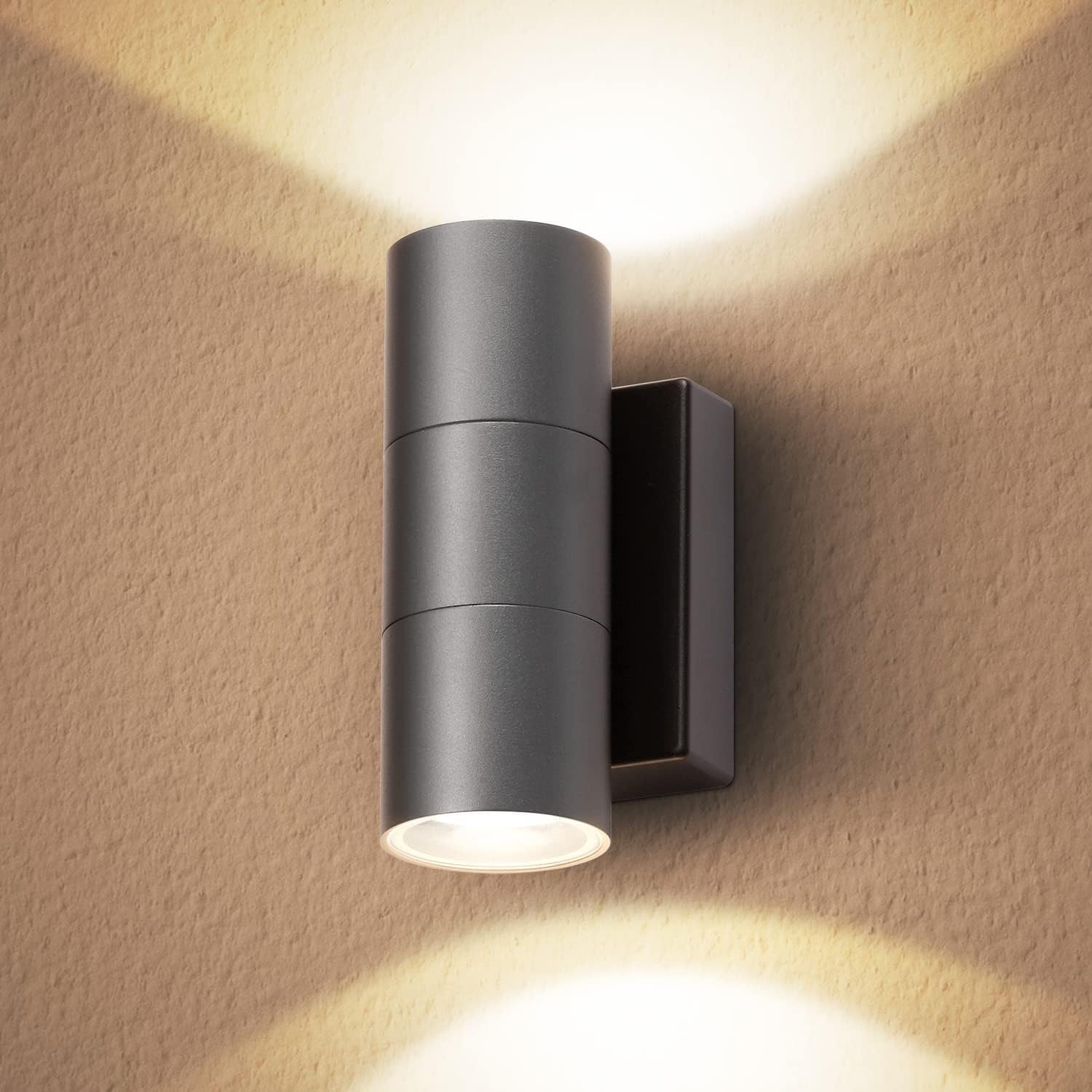 CELAVY Outdoor Wall Lights, Up Down Outside Wall Lights Mains Powered, IP65 Wat