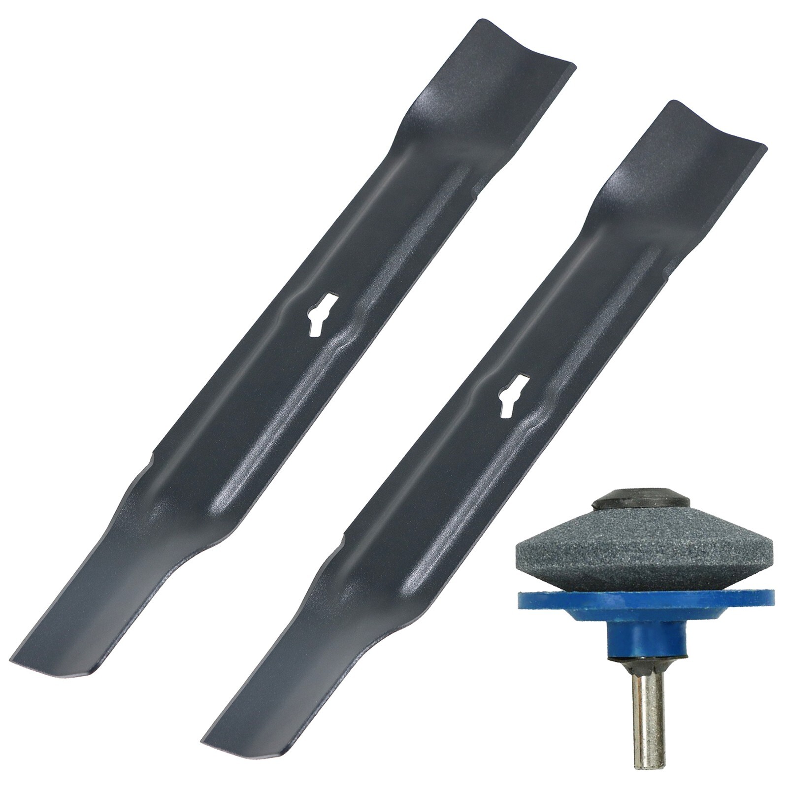 Blade for QUALCAST RM34 MEB1234M MEB1334M MEB1434M Lawnmower 34cm x2 + Sharpener