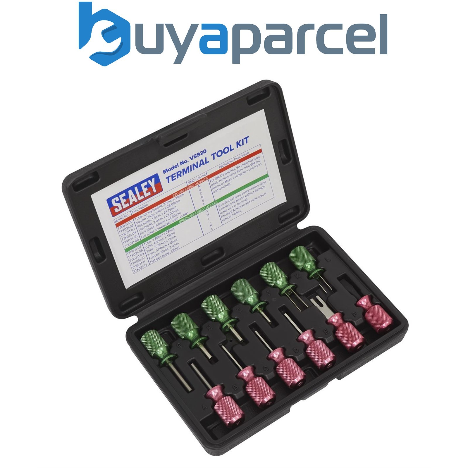 Sealey VS920 Terminal Tool Kit 12pc