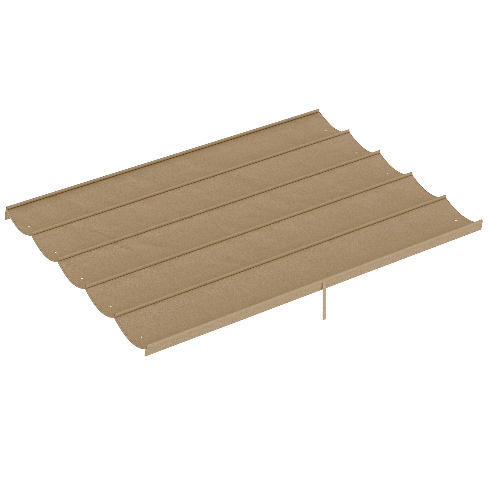Outsunny 3.5x2.6 m Pergola Cover Replacement for 4x3 m Frame, Tan
