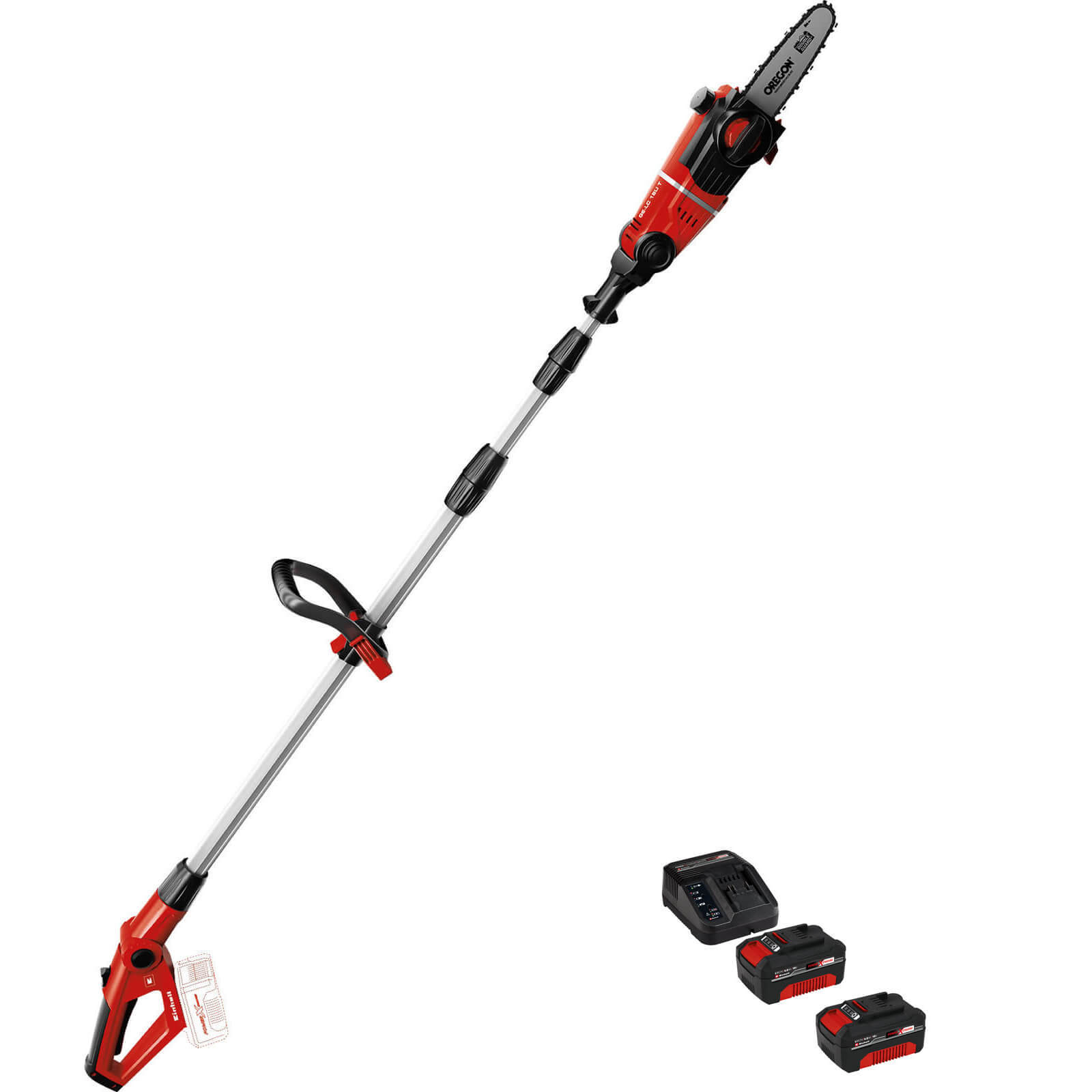 Einhell GE-LC 18 Li T 18v Cordless Pole Tree Pruner 200mm 2 x 4ah Li-ion