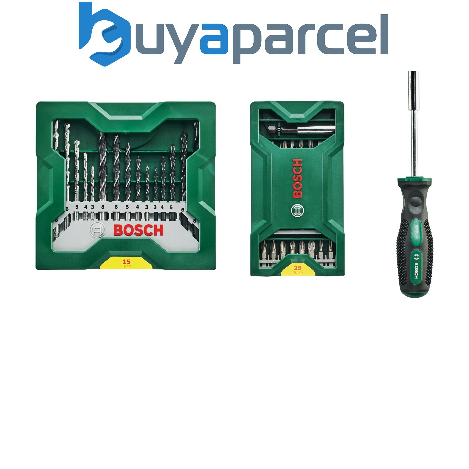 Bosch Bits set 25+15+1 Mini-X-Line Sets plus Handle 2607017655