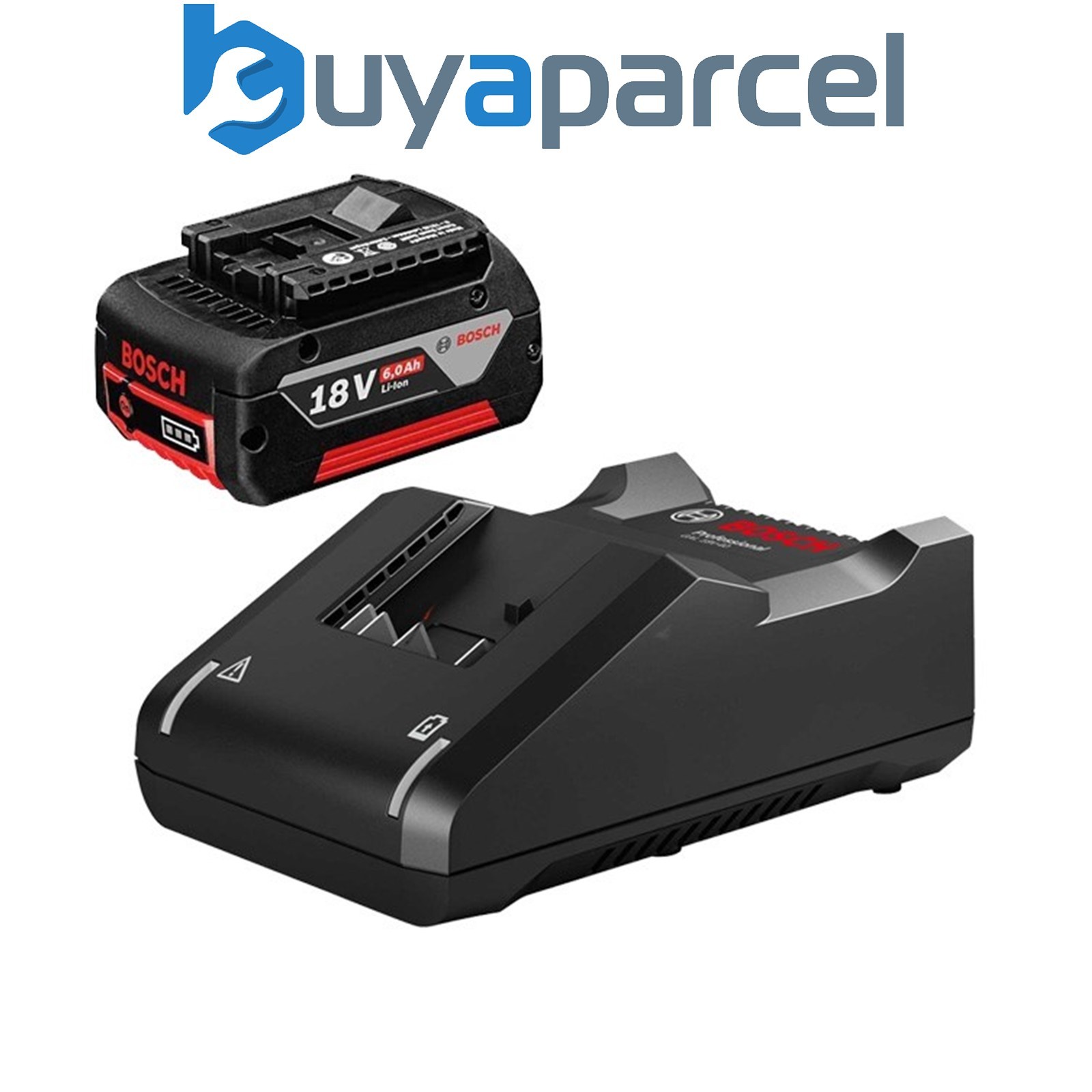 Bosch 18v Battery Starter Set 1 x 6.0ah Lithium Battery + GAL18V40 Fast Charger