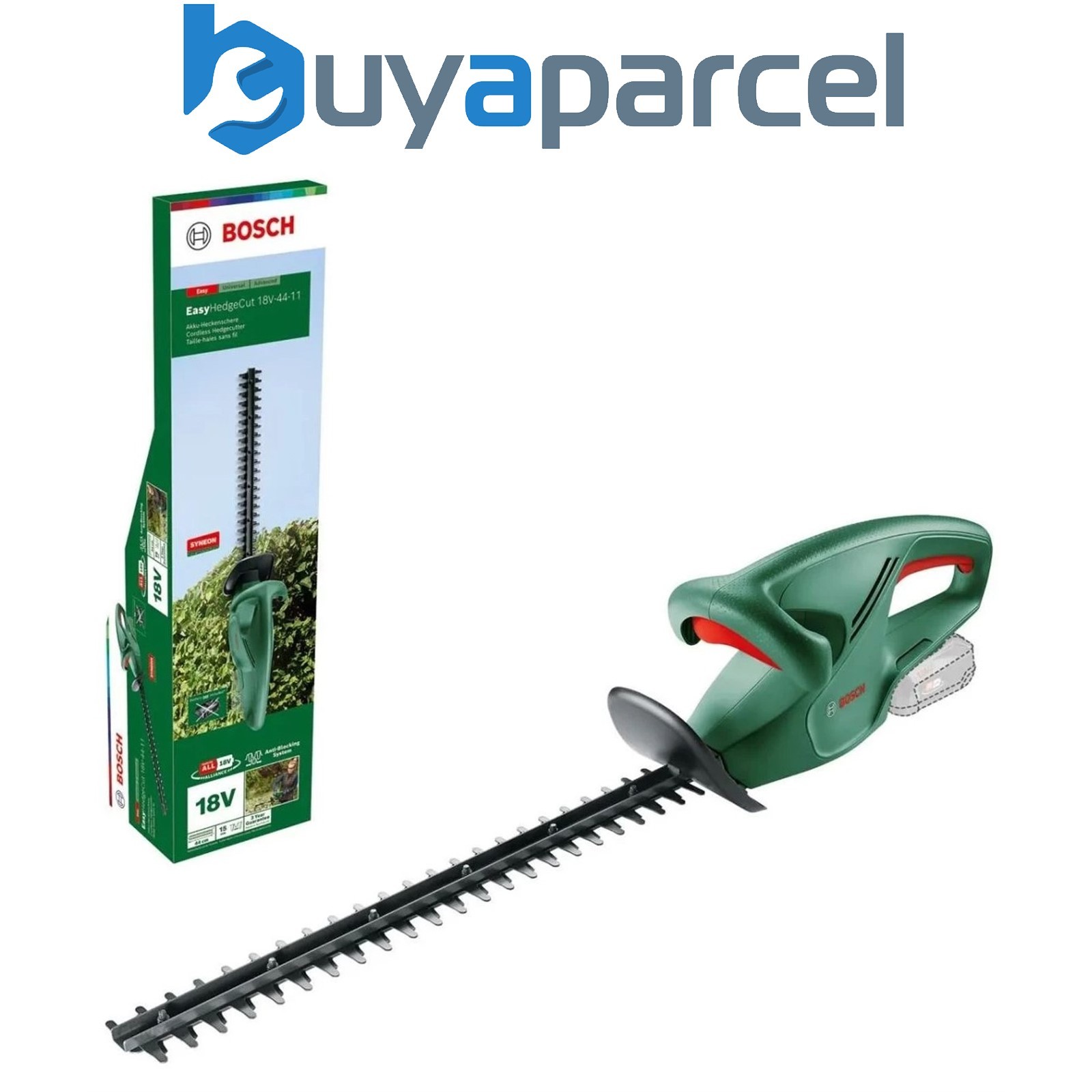 Bosch Cordless 18v Hedgecutter EasyHedgeCut 18V-44-11 44cm Hedge Trimmer - Bare