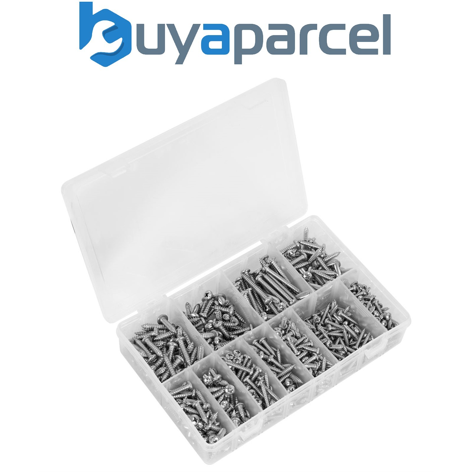 Sealey AB0700SSST Stainless Steel Self-Tapping Screw Assortment 700pc