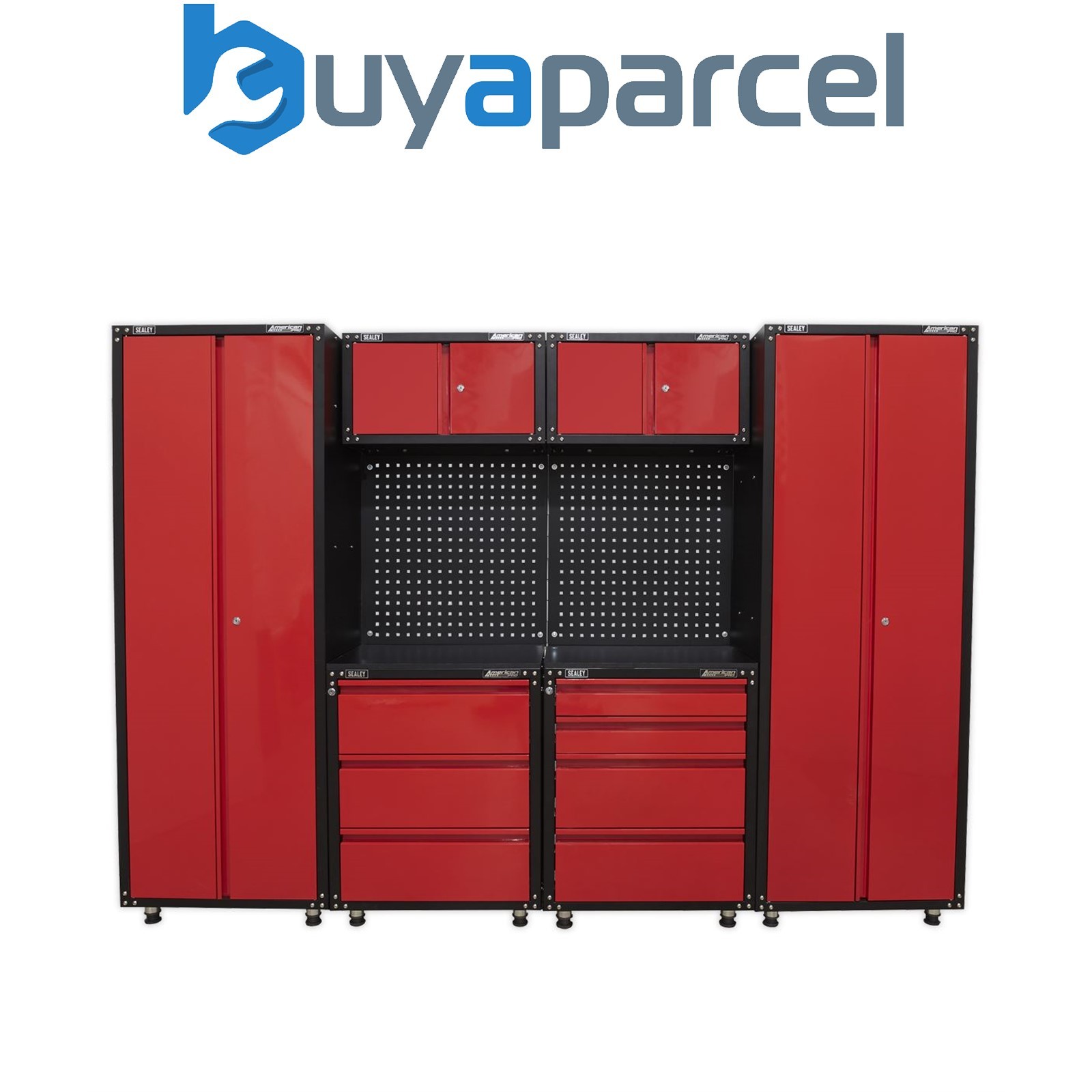 Sealey APMS80COMBO2 American PRO&reg; Storage System 2.6m