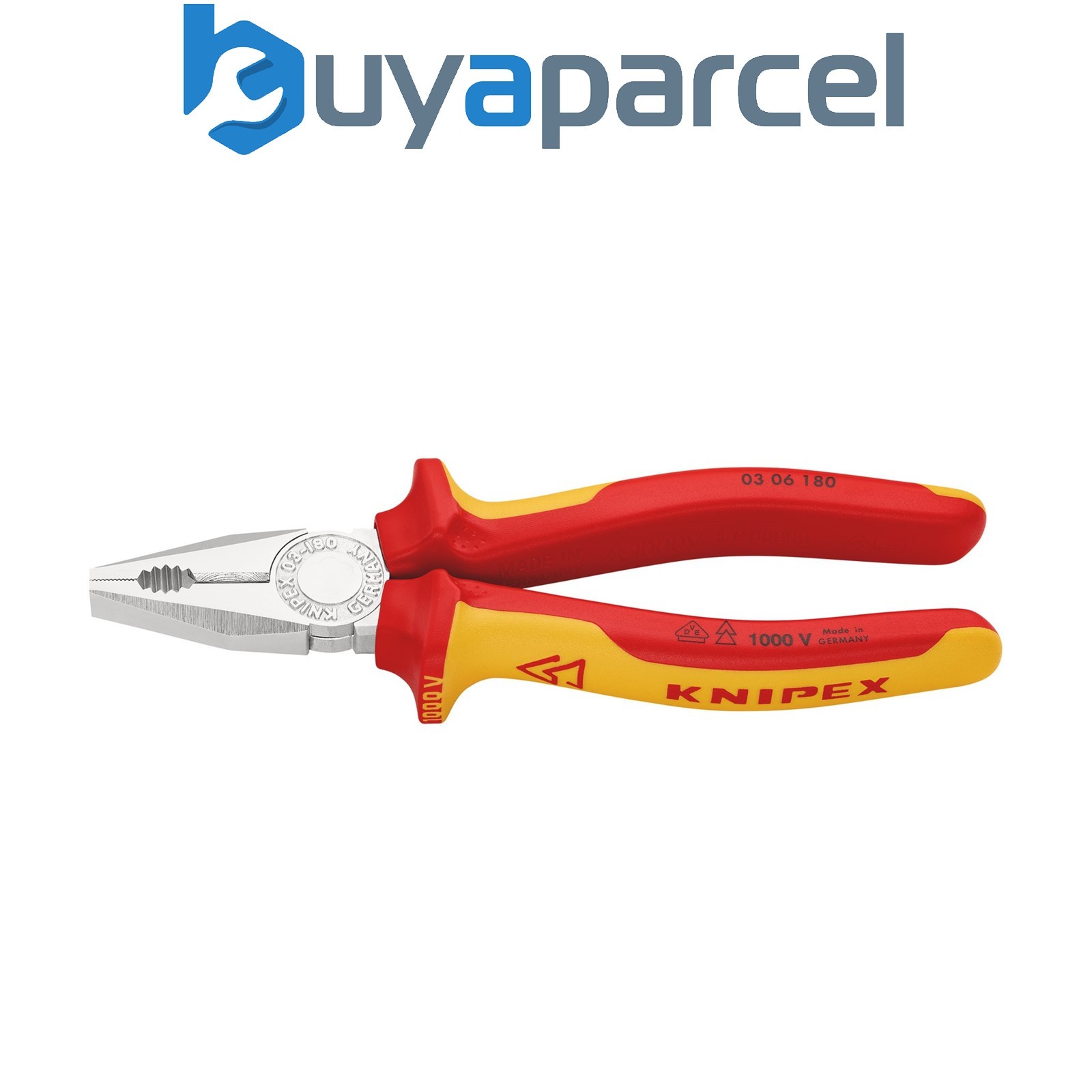 Draper 81204 KNIPEX 03 06 180 VDE Combination Pliers, 180mm