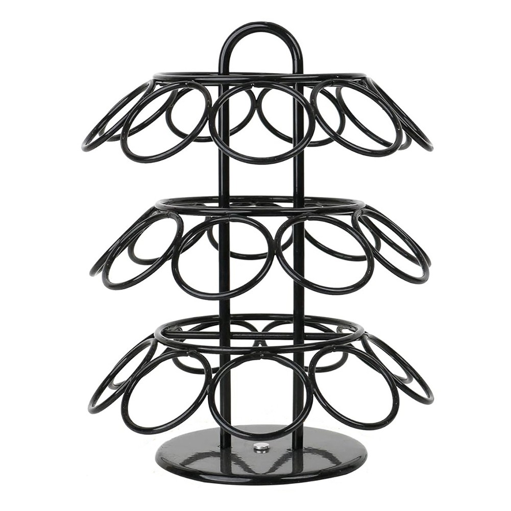 Coffee Pod Holder Coffee Pod Storage Compatible for K Cups (27 Pods), Black M8L2