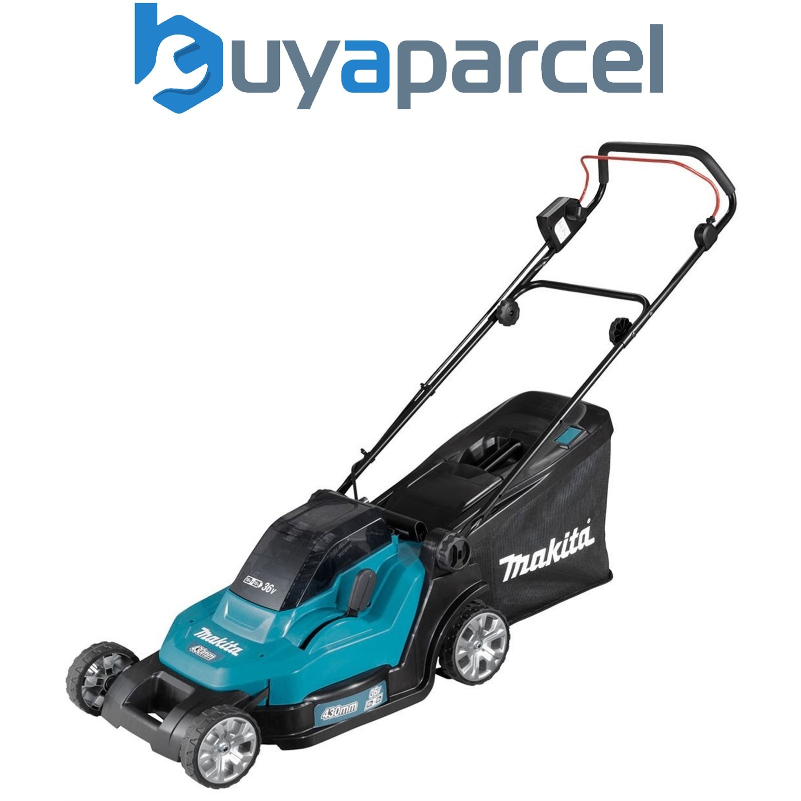 Makita DLM432Z Twin 18v / 36v LXT Cordless 43cm Lawn Mower Soft Start - Bare