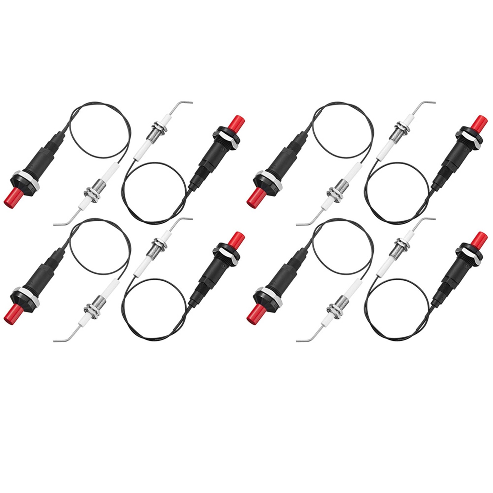 8 Pieces Propane Push-Type Piezo Igniter Kit with Threaded Ceramic2215