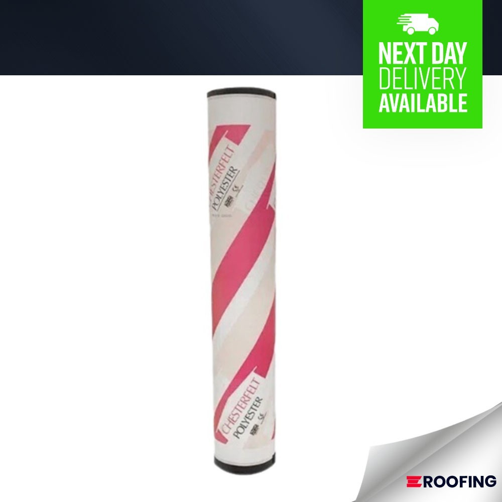 Chesterfelt Polyester Reinforced Shed Roofing Felt - Charcoal 10m x 1m