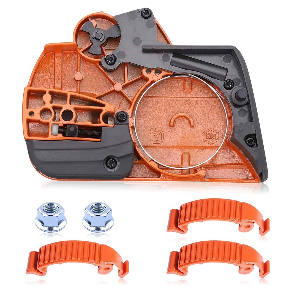 2X(440 Chain Brake Assembly Side Clutch Cover for 440 Chainsaw, Husky II5400