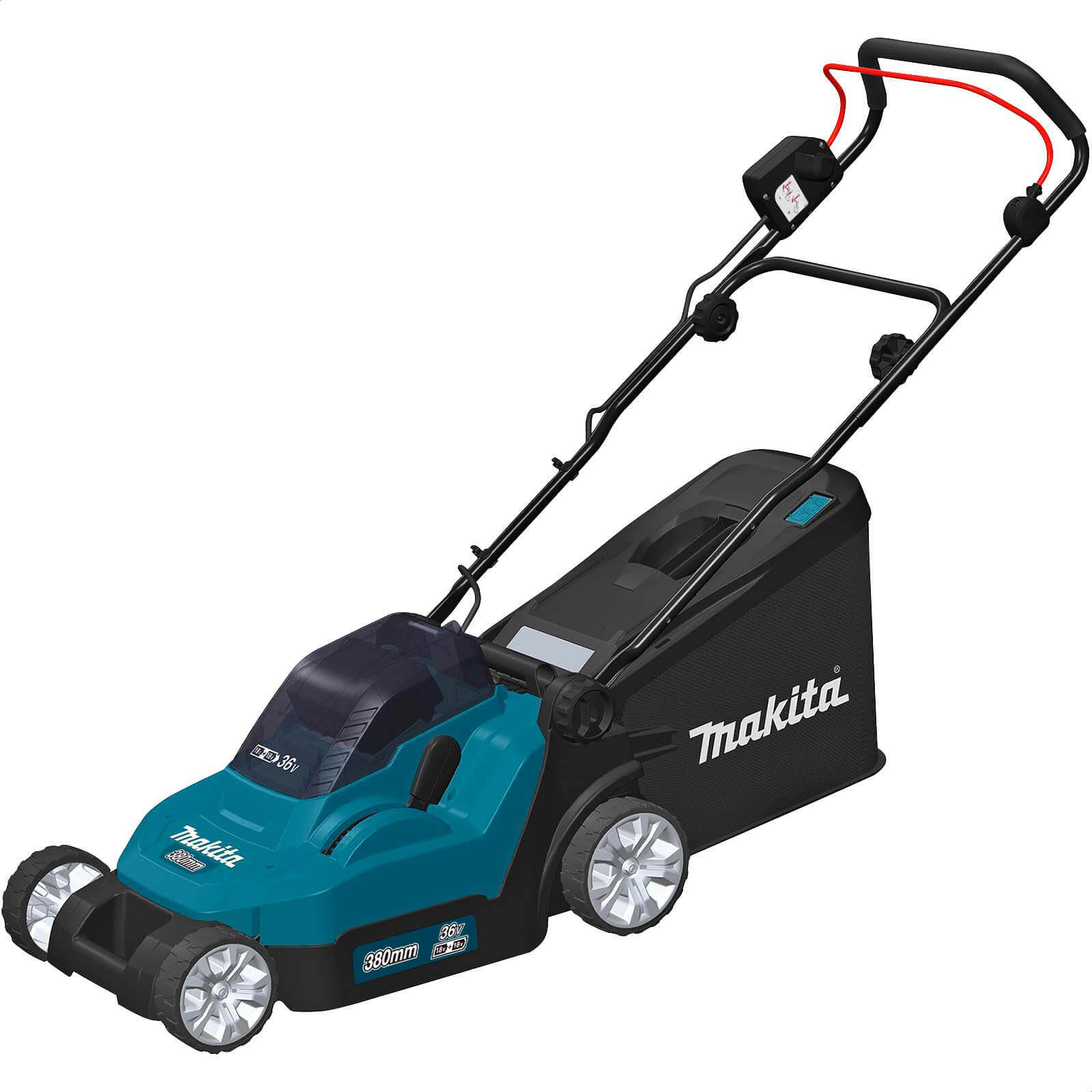 Makita DLM382 Twin 18v LXT Cordless Lawnmower 380mm No Batteries