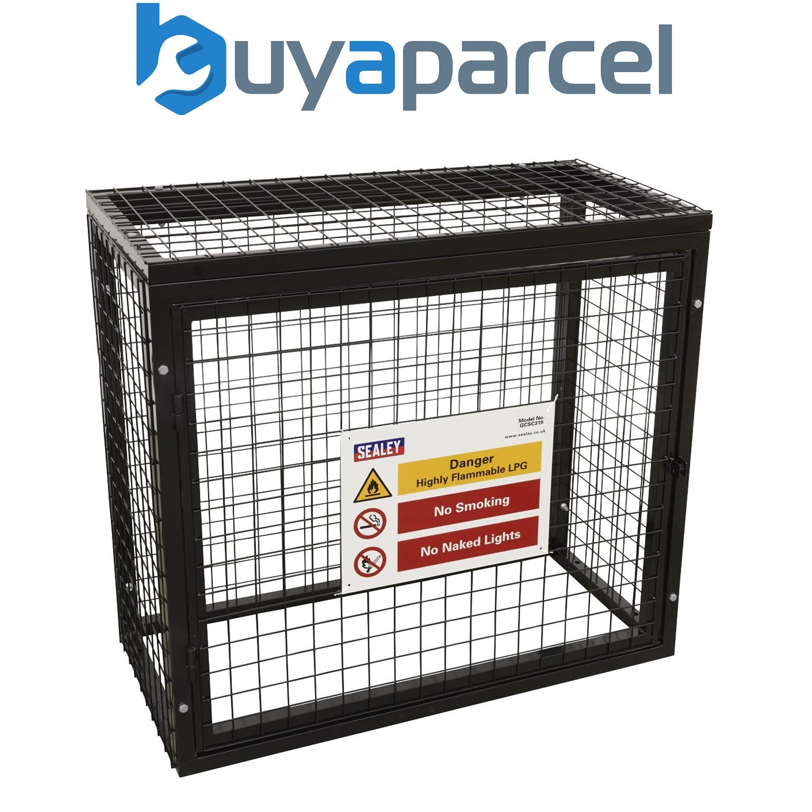 Sealey GCSC319 Gas Cylinder Safety Cage - 3 x 19kg