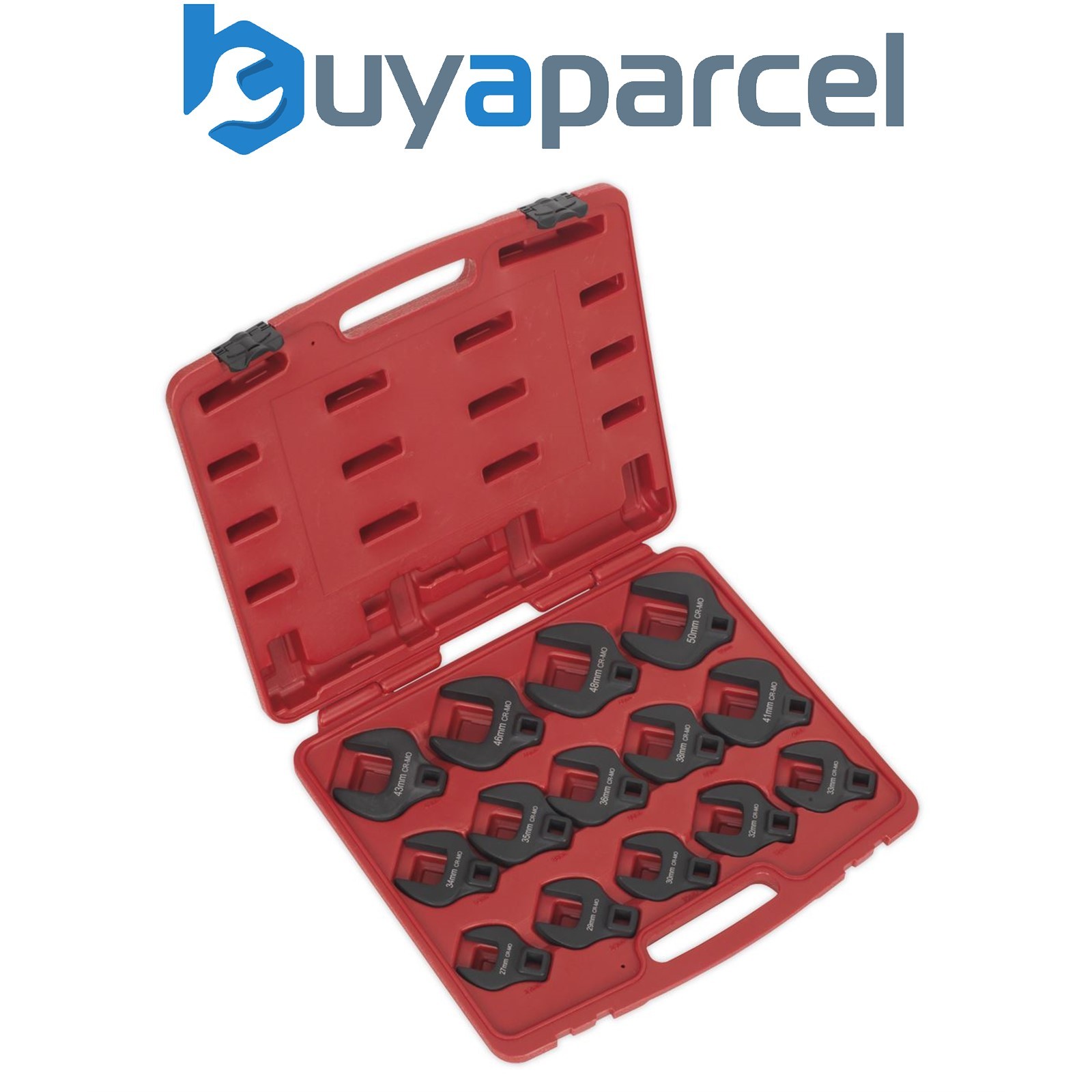 Sealey AK59831 Premier Crow's Foot Spanner Set 1/2"Sq Drive 14pc