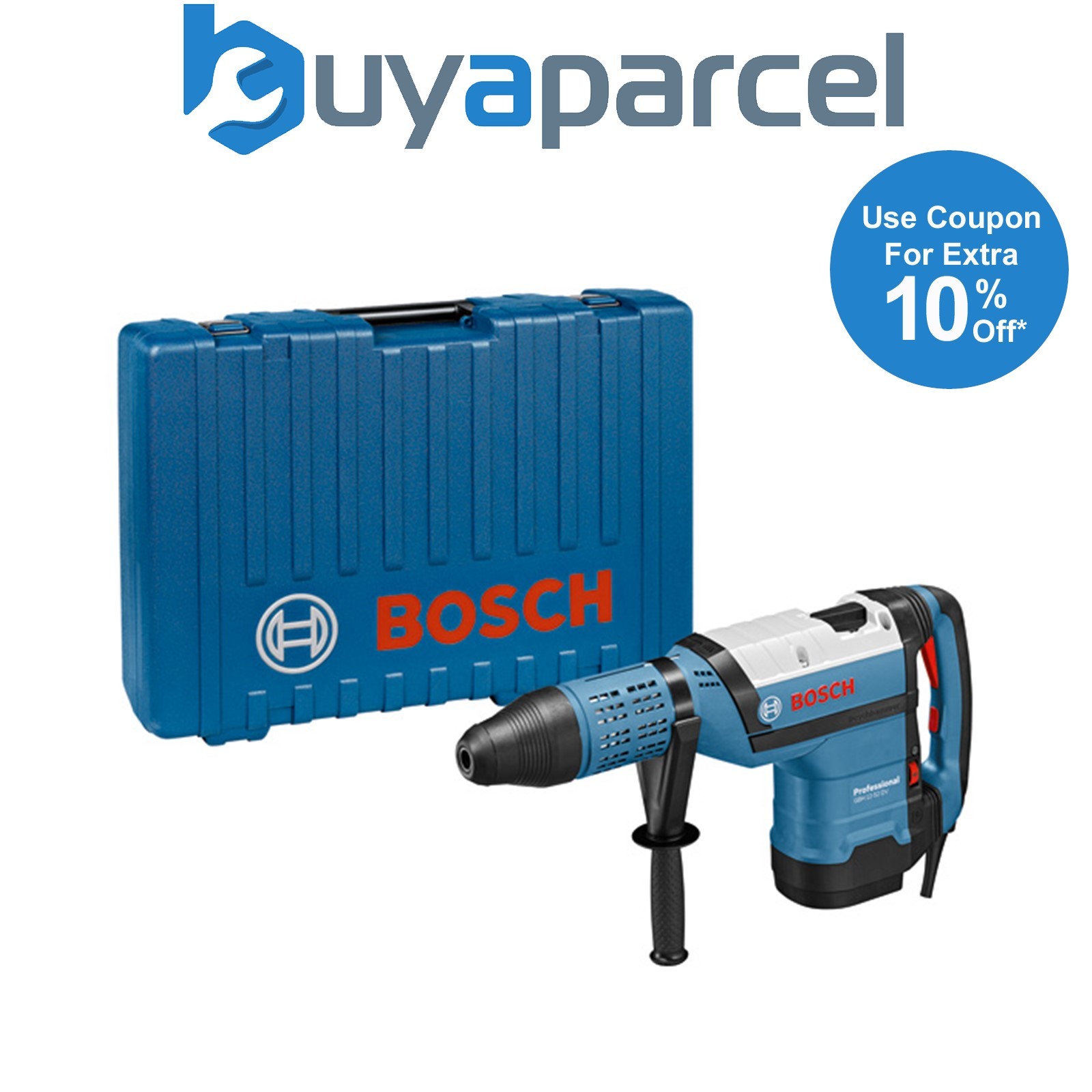 Bosch PRO Rotary Hammer with SDS max GBH 12-52 DV Carrying case 0611266060