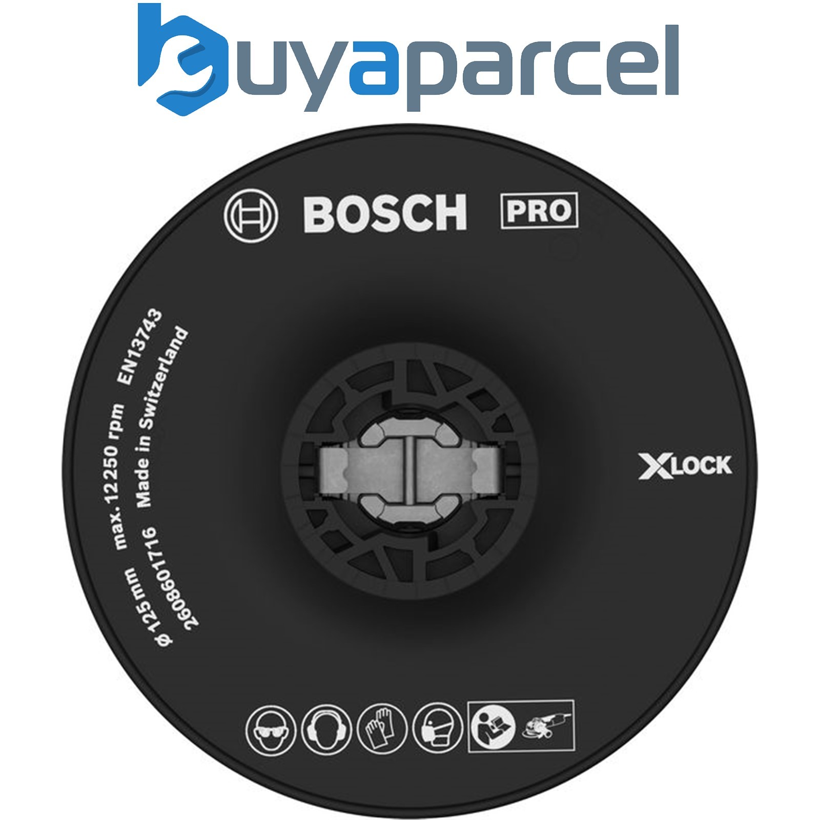 Bosch PRO Function cutting/grinding PRO Backing Pad Hard 125mm X-Lock 2608601716