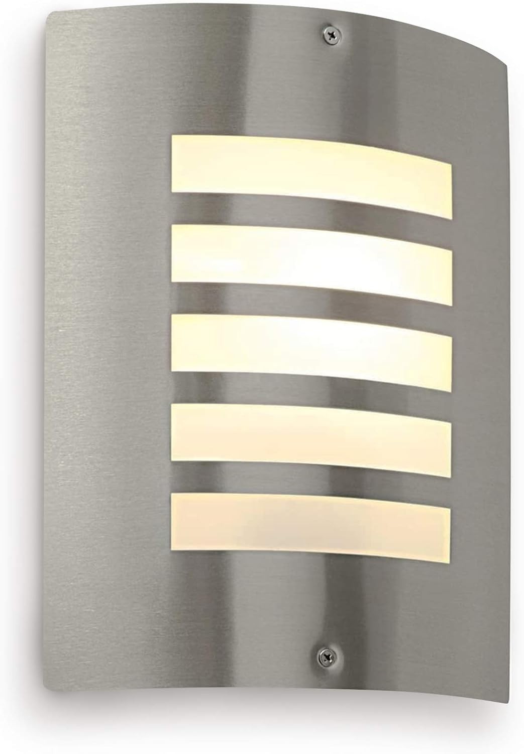 Bianco Outdoor Wall Light - Curved Outside Lights Mains Powered - Outdoor Wall