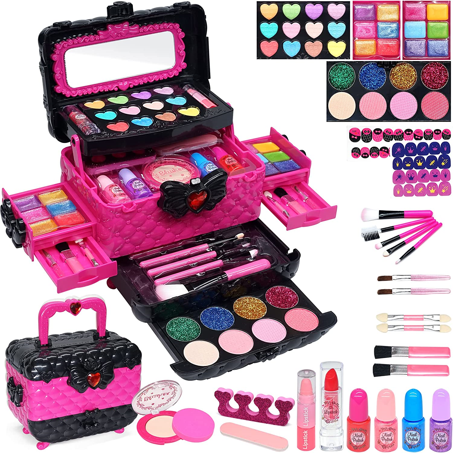 Kids Makeup Sets For Girls - Teenage Make Up Starter Kit, Childrens Princess Set