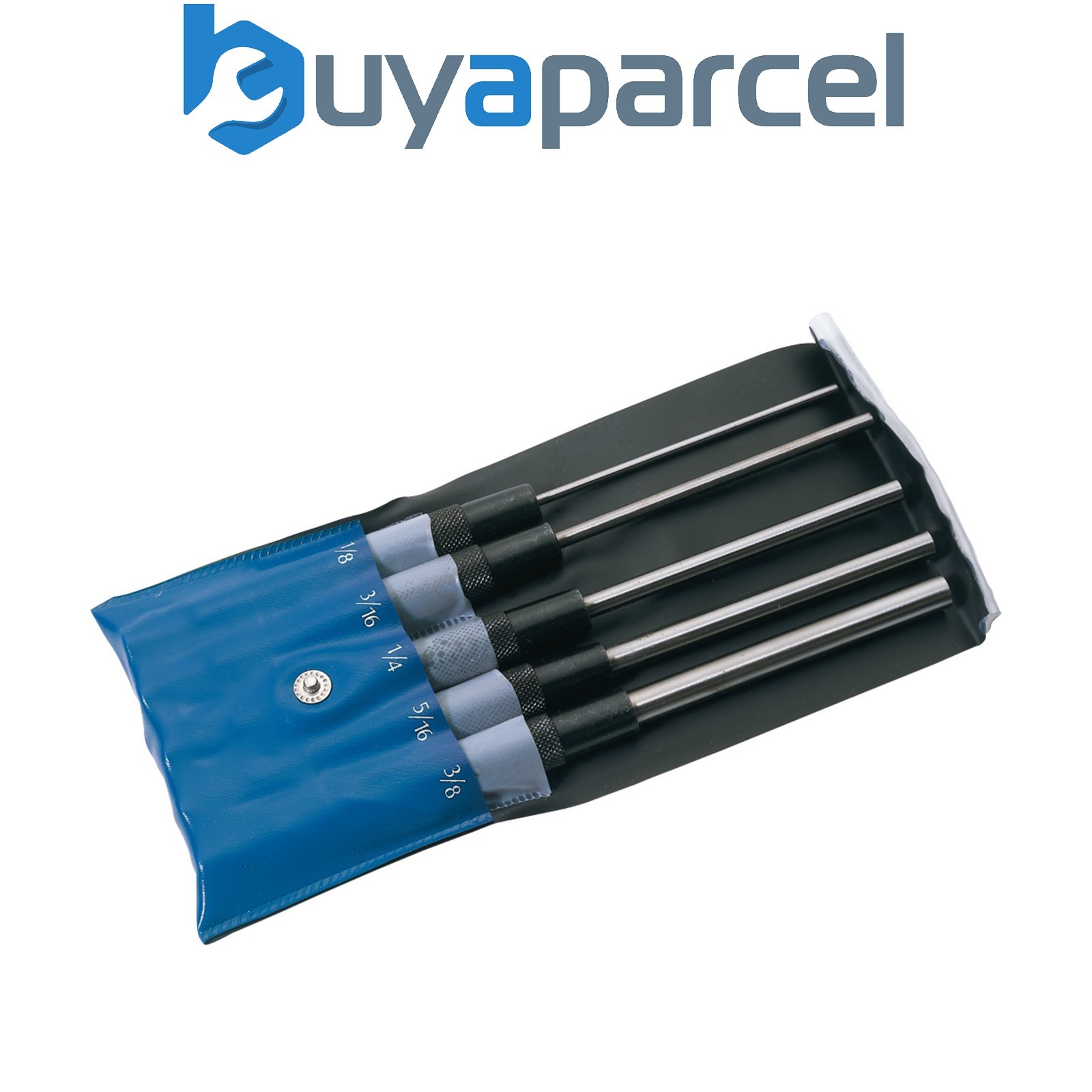 Draper 19674 Parallel Pin Punch Set, 200mm (5 Piece)
