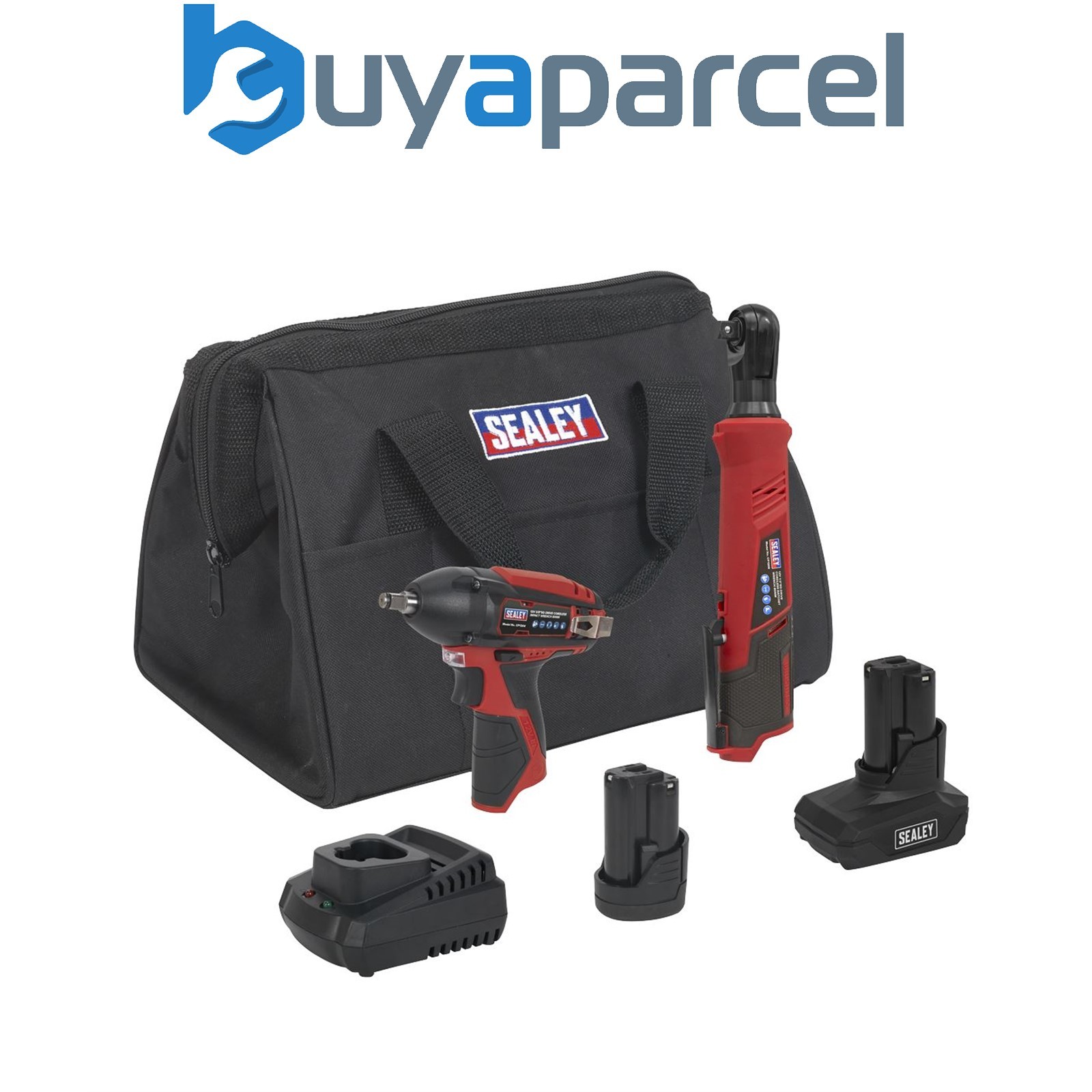 Sealey CP1200COMBO8 2 x SV12 Series Cordless Power Tool Kit 12V - 2 Batteries