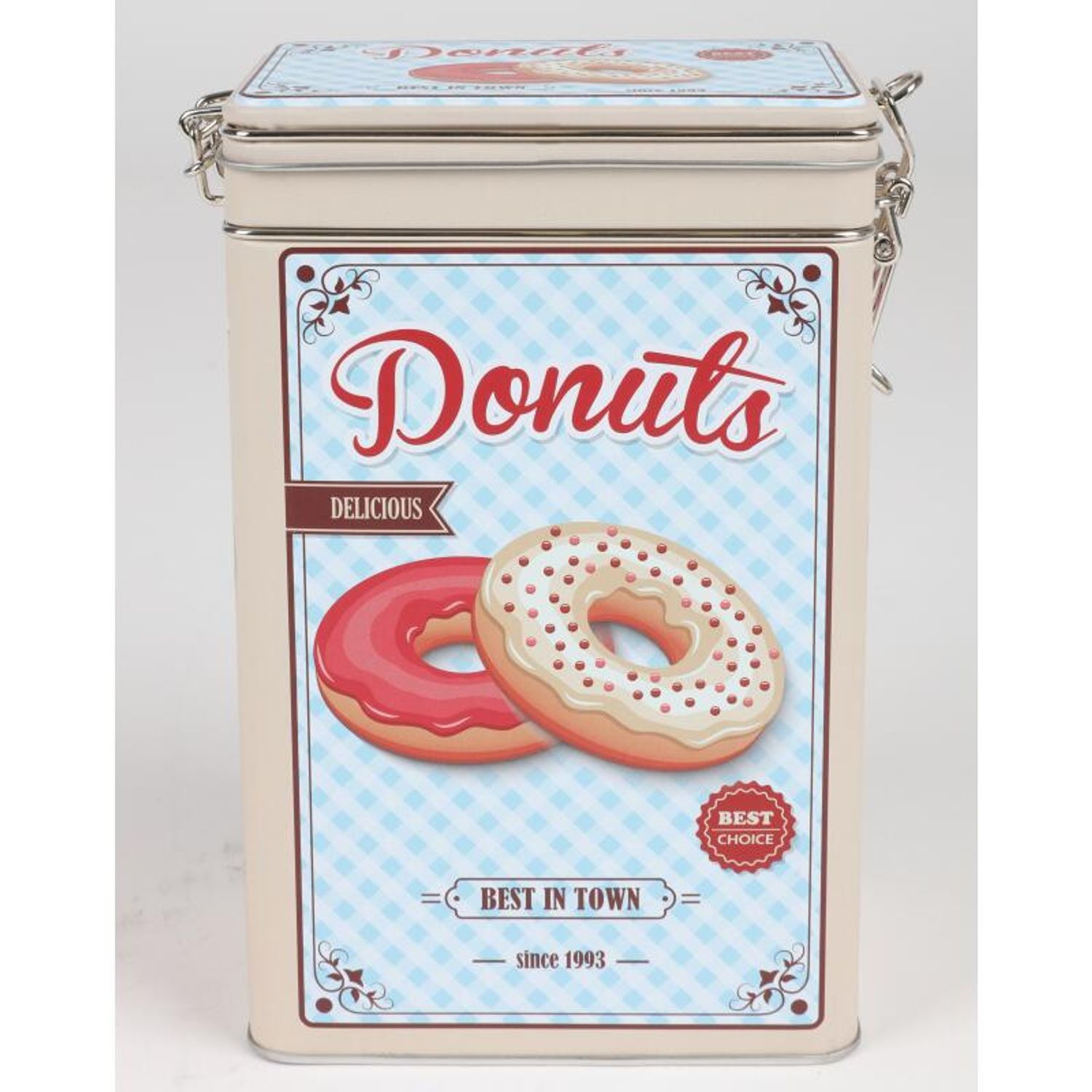 12 Pieces Metal Storage Tins with Retro Designs Coffee Biscuits Keep Kitchen