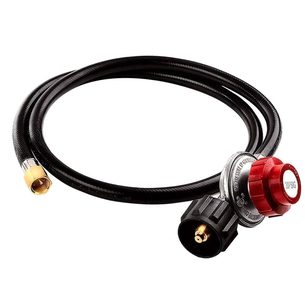 4 Ft High Pressure 0-20 PSI Adjustable Regulator with -1 Type Hose-Works2433