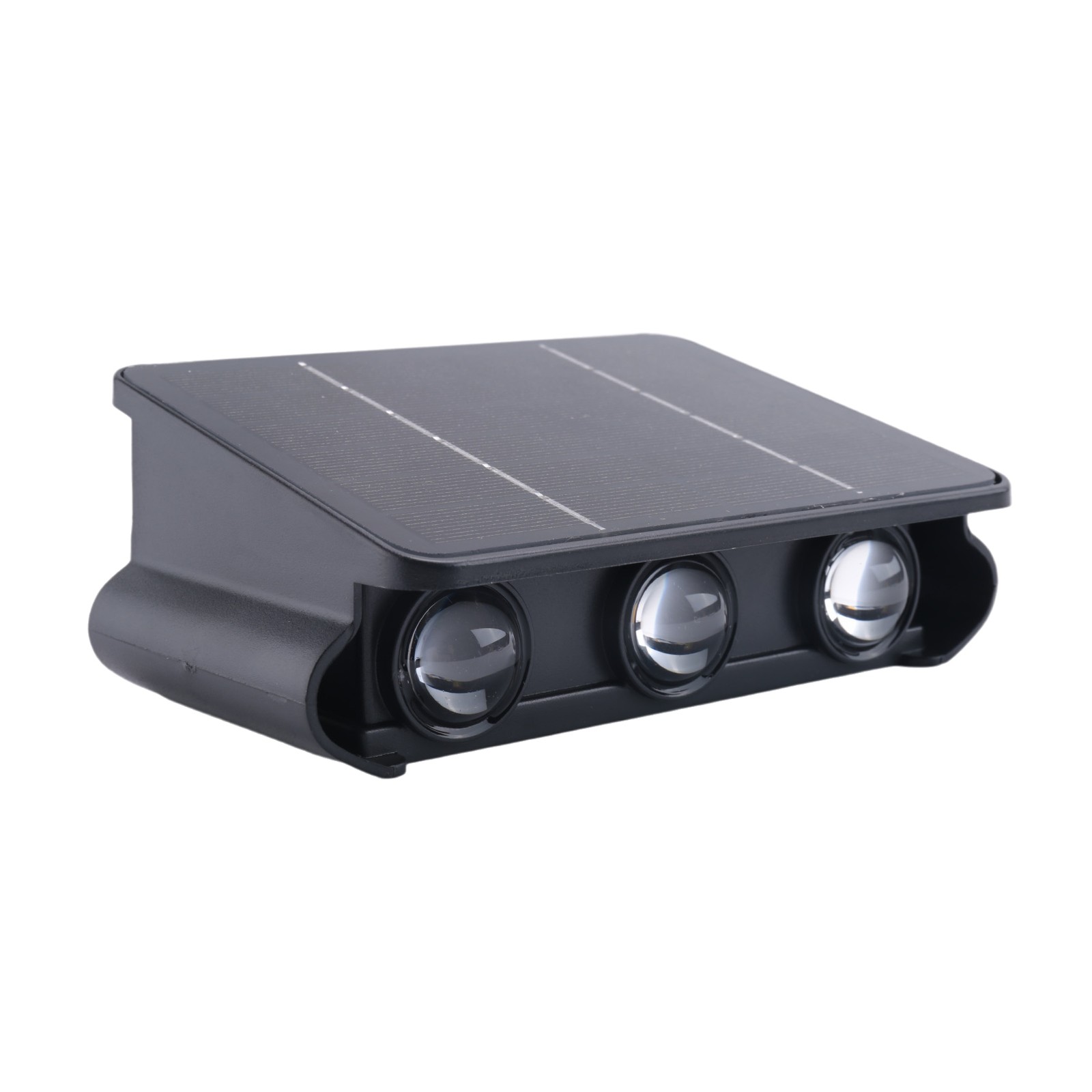 3X(1 PCS Solar Wall Light For Courtyard Garden 6 Light O5Q3)9115