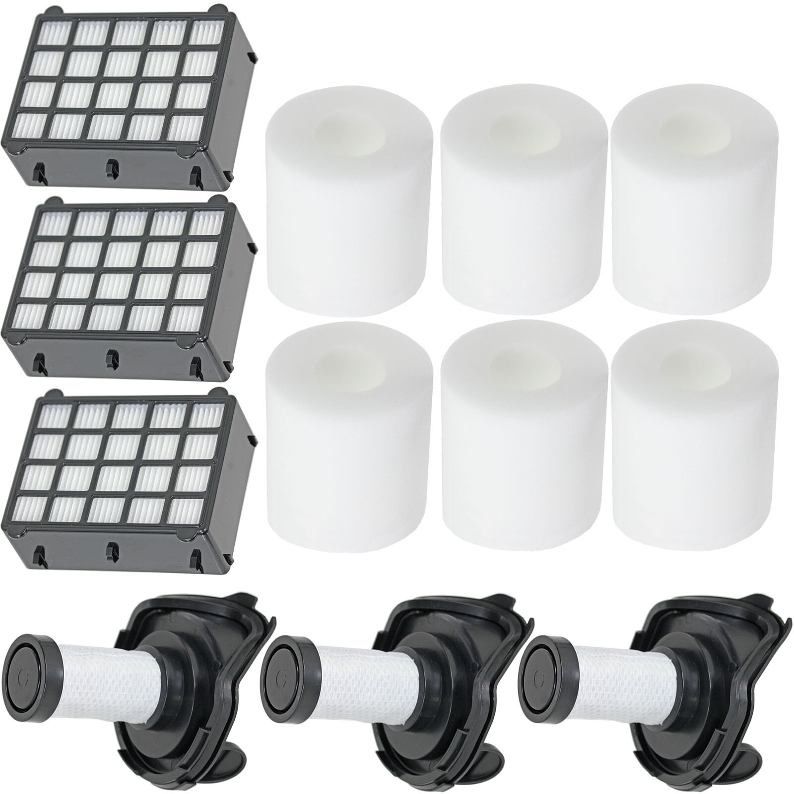 Filter Kit 9 Filters Foam Pre for SHARK DuoClean HV390 HV391 HV392 HV394Q Vacuum