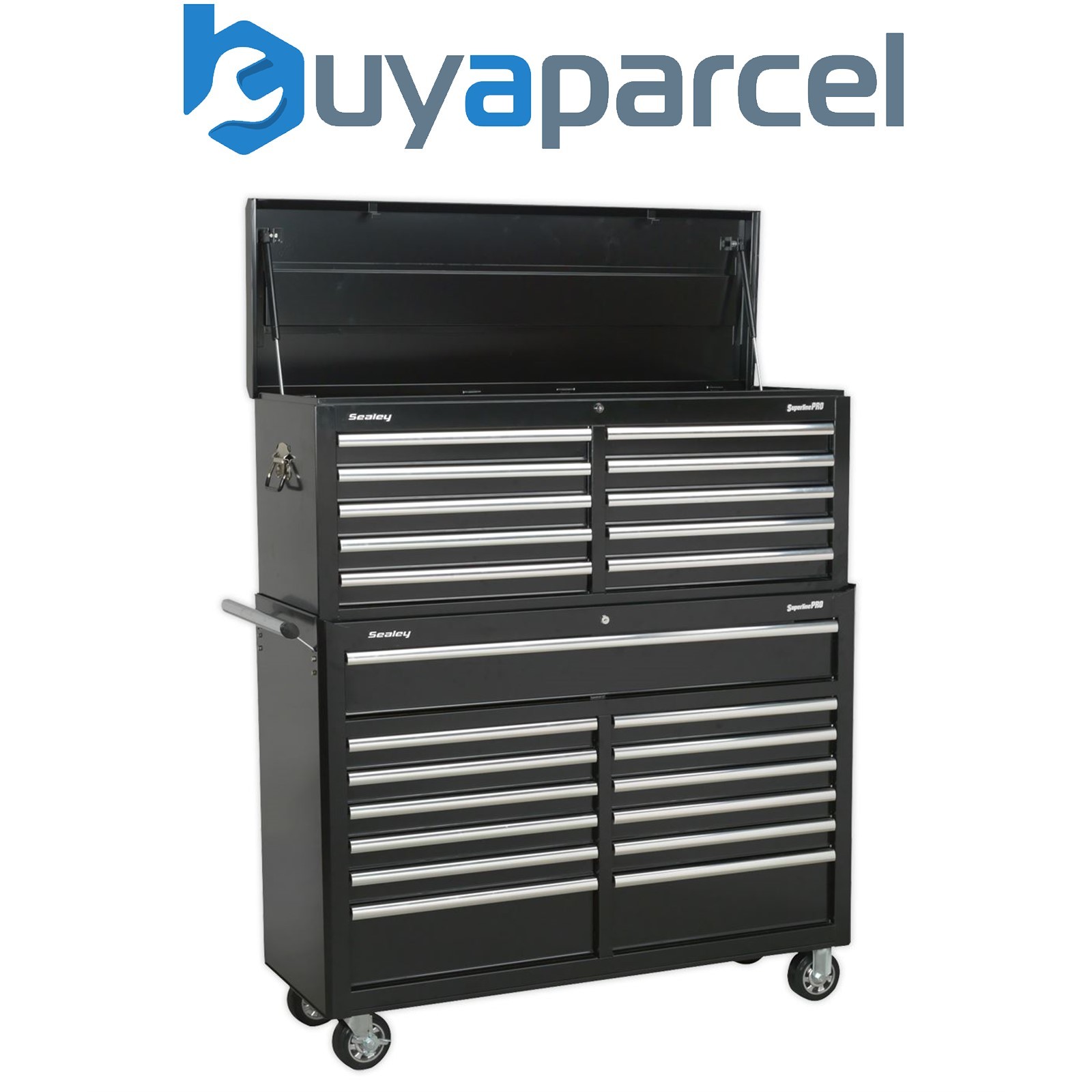 Sealey AP52COMBO2 Superline PRO Tool Chest Combination 23 Drawer - Black
