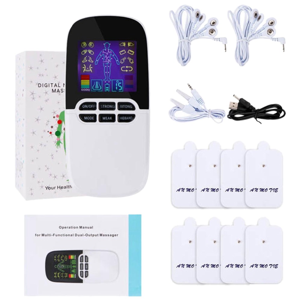 3X(Rechargeable TENS Unit Digital Therapy Machine EMS TENS7731