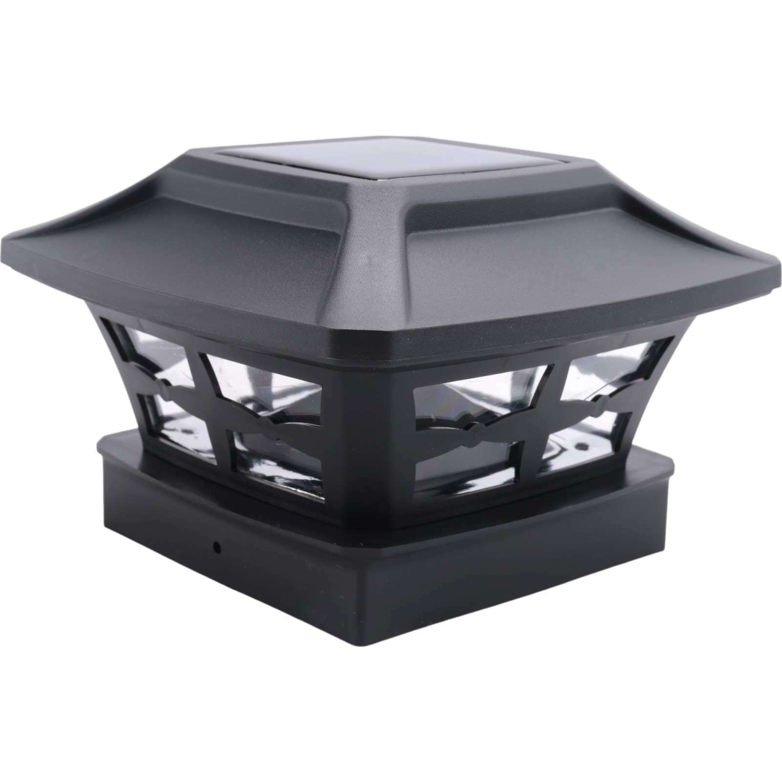 3X(Solar Post Lights 2 Lighting Modes LED Deck Fence Lights for 4X42719