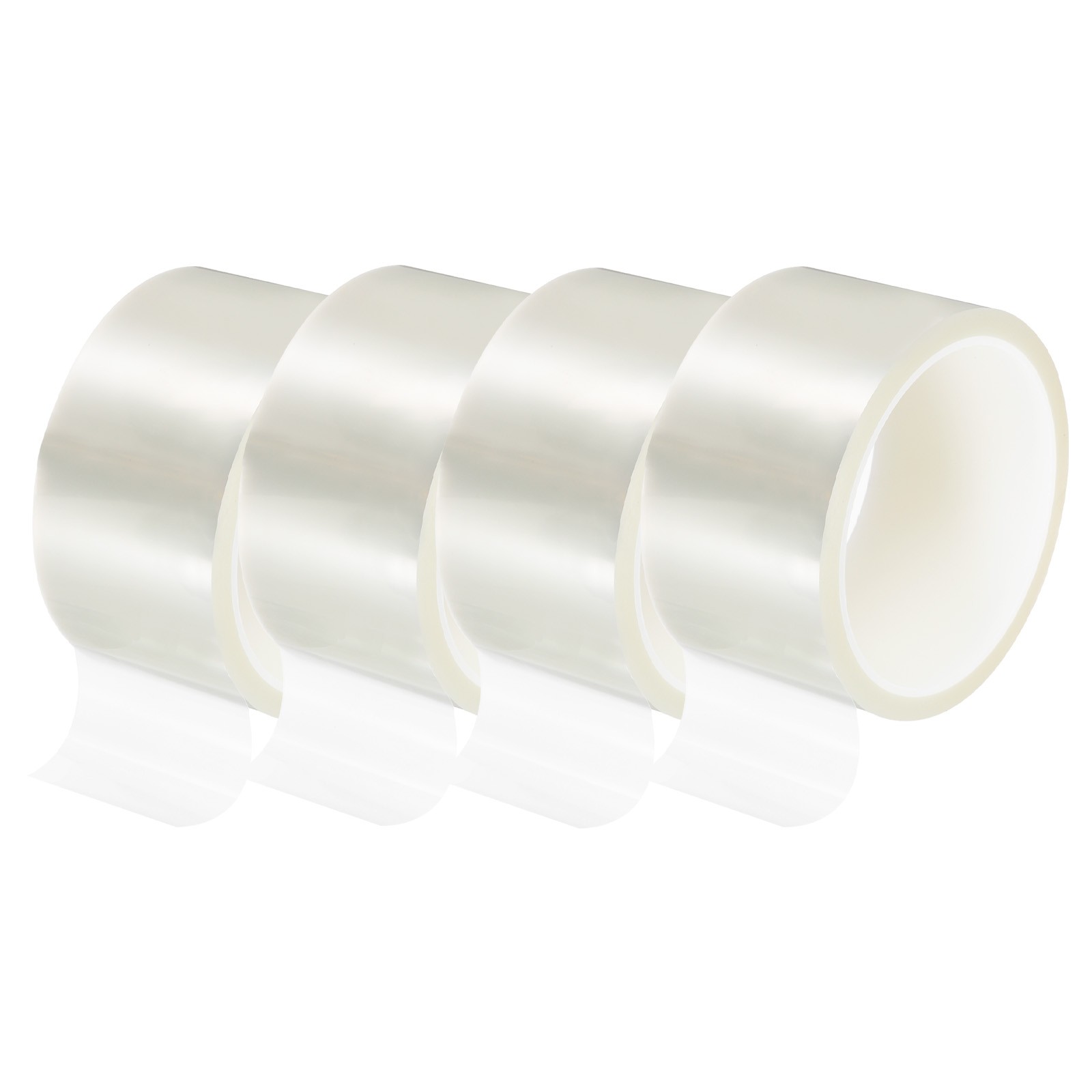 Clear Heat Tape, 4 Rolls 50mmx33m 108ft High Temperature Tape