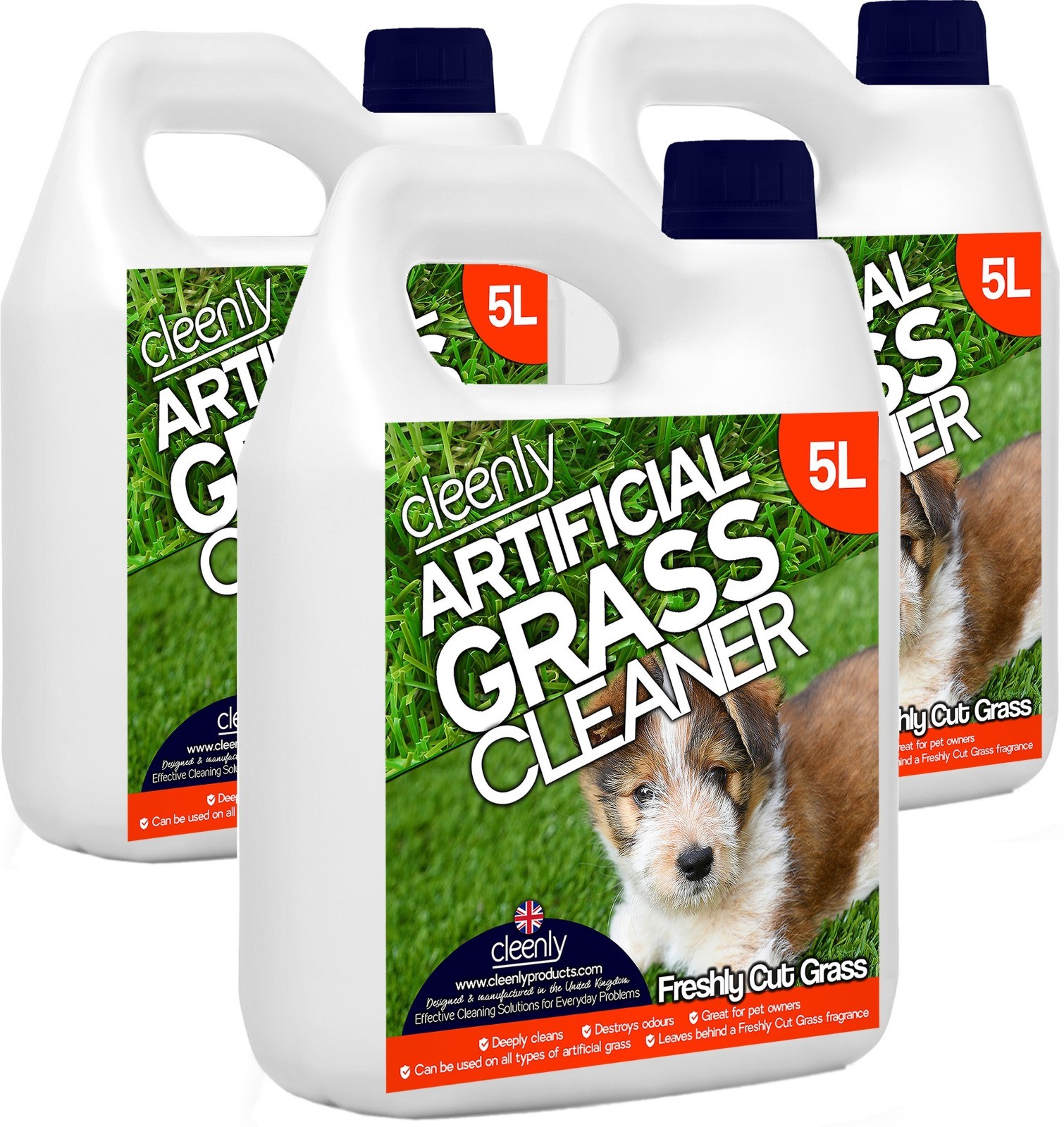 Cleenly Astro Turf Cleaner Artificial Grass Deodoriser Pet Odour Elminator 15L
