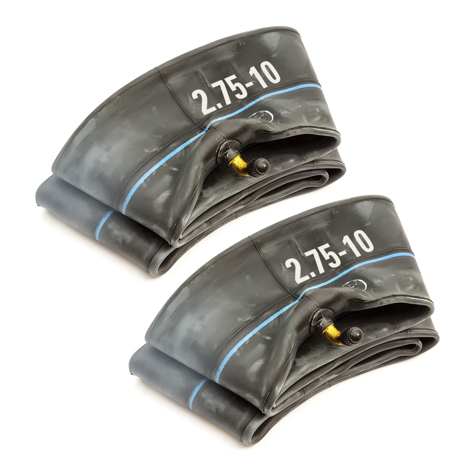 2x Heavy Duty Inner Tube 2.75-10 Bent Valve Butyl 10 Inch Mobility Scooter