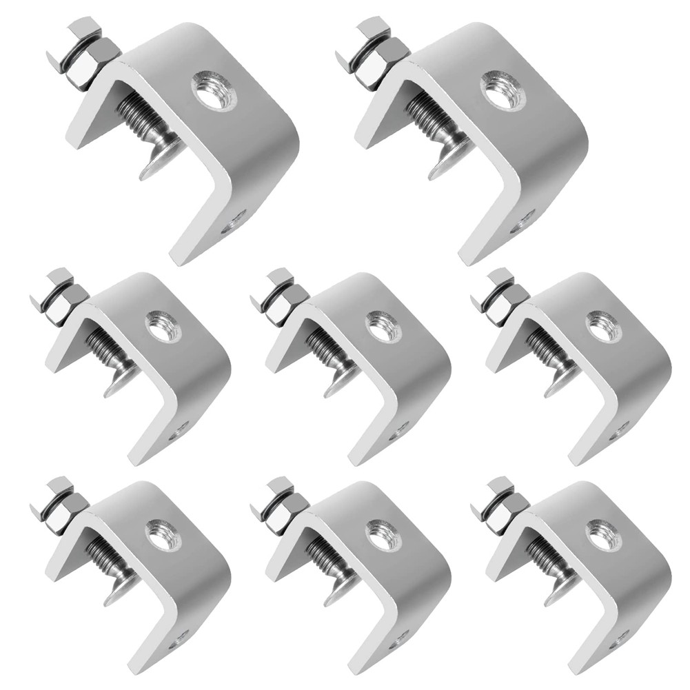 Small C Clamps,Heavy Duty C-Clamp Stainless Steel with Stable Wide Jaw7369